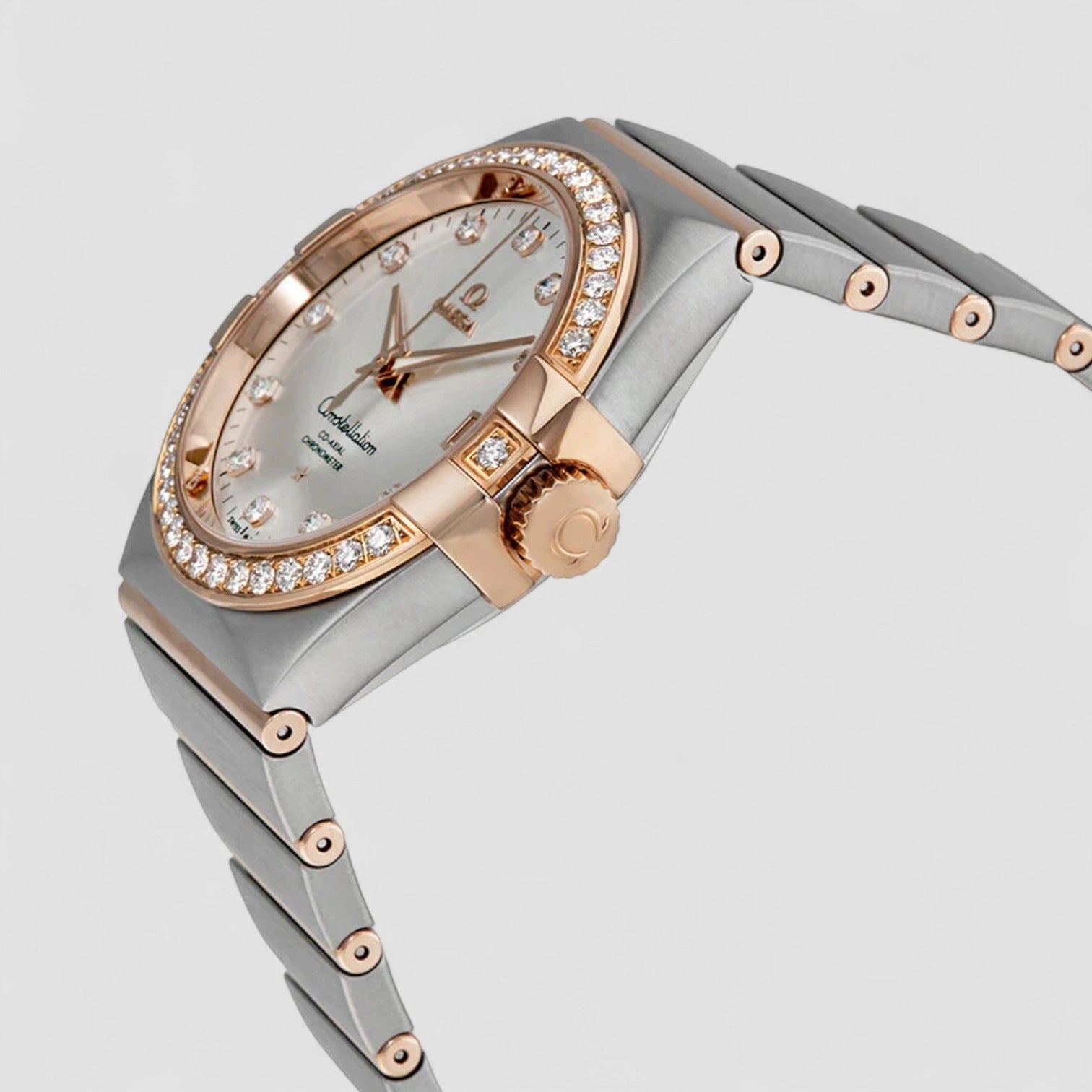 Constellation Silver Dial Diamond Men's Watch
