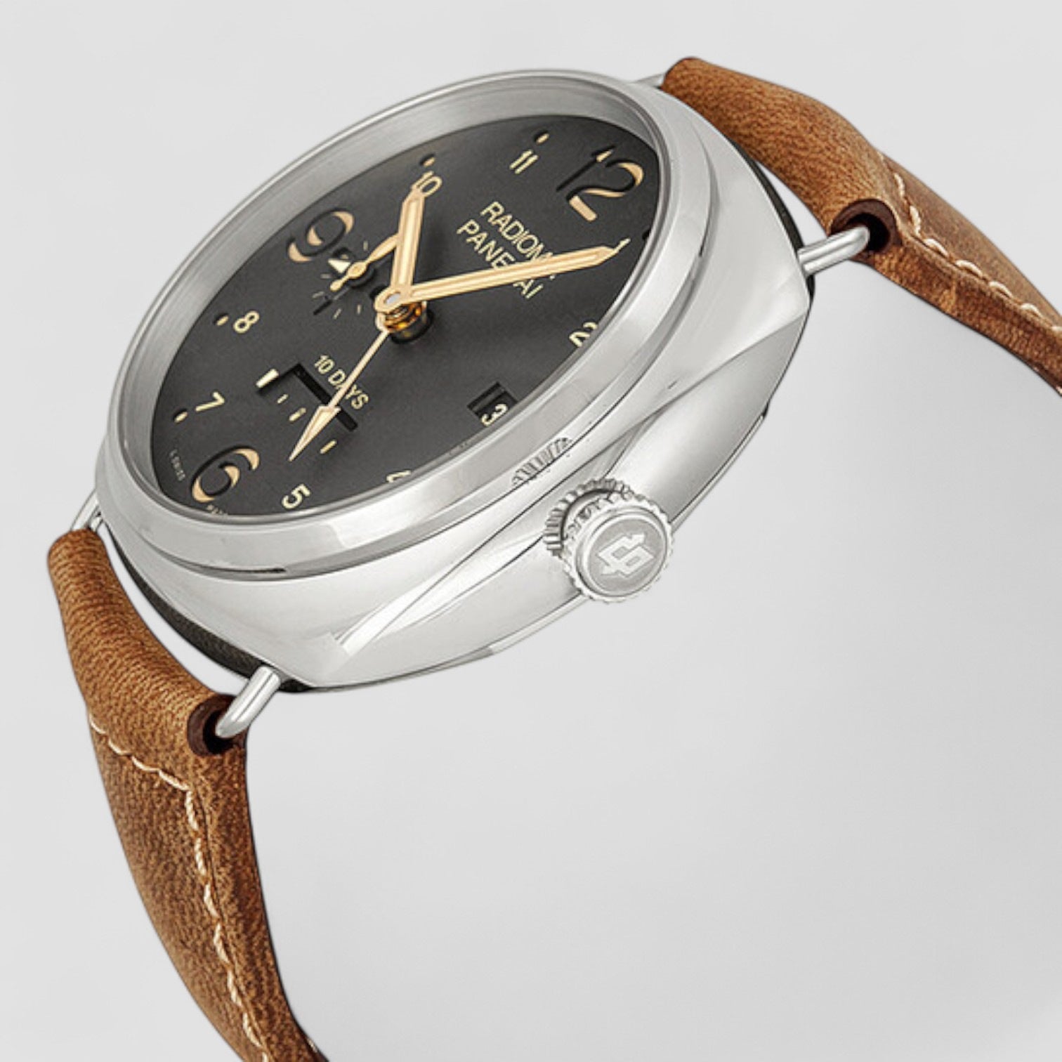Radiomir GMT 10 Day Automatic SS Brown Dial