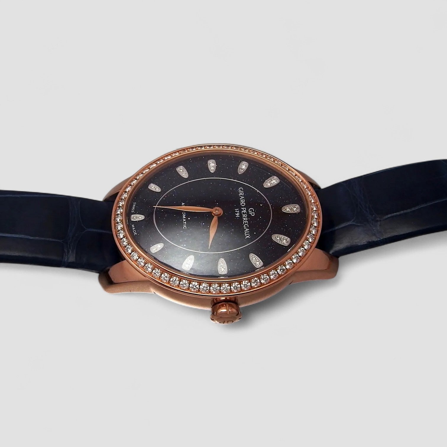 Girard Perregaux Cat's Eye Majestic Aventurine 18k Rose Gold