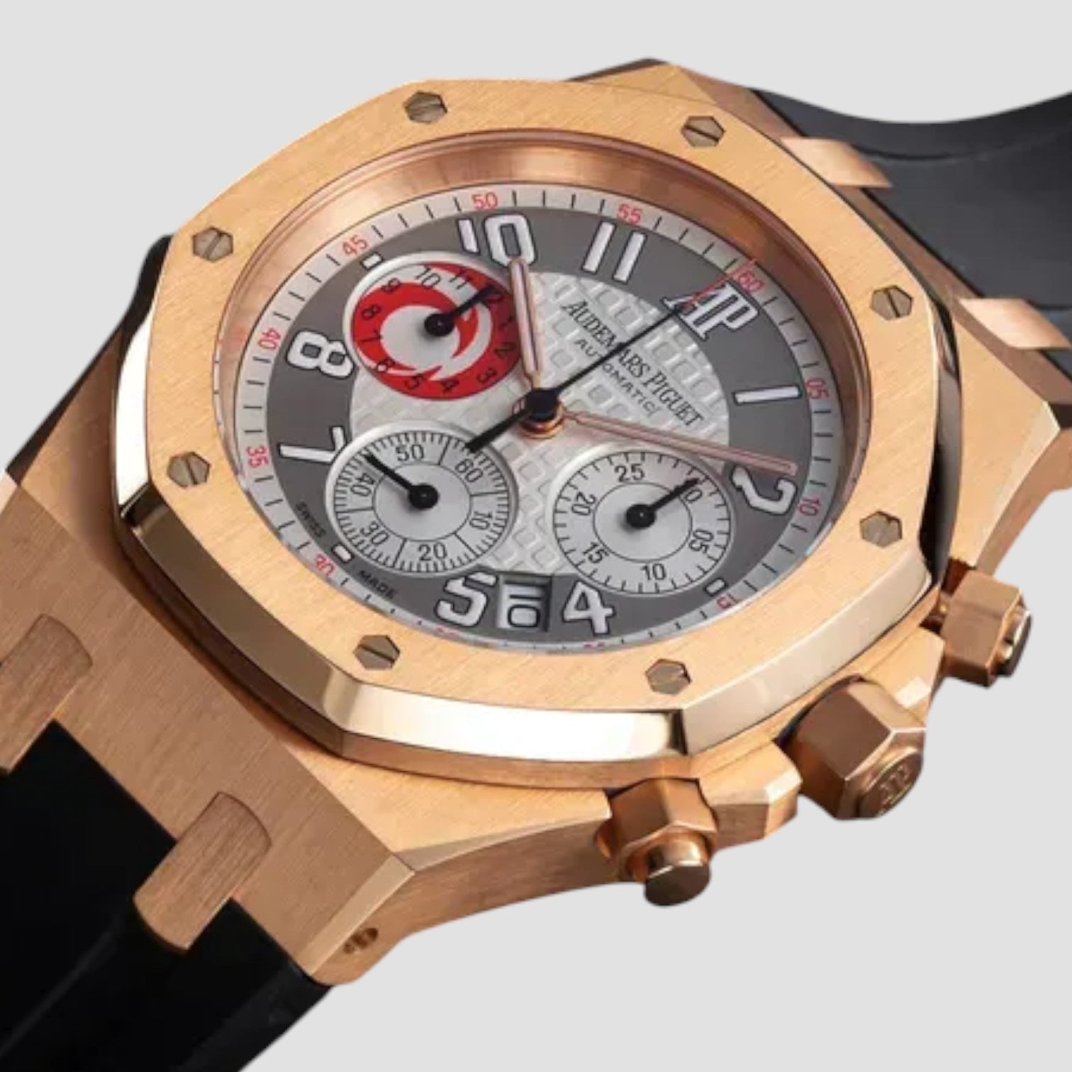 Royal Oak Chronograph "City of Sails" L.E. 39MM Silver Dial Rubber Strap