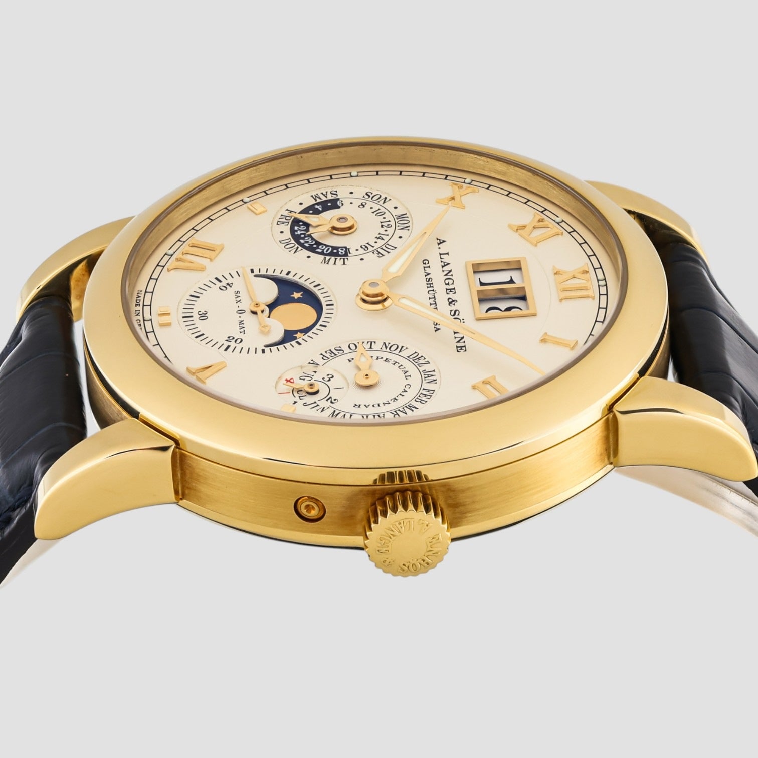 Langematik Perpetual Calendar 18K Yellow Gold