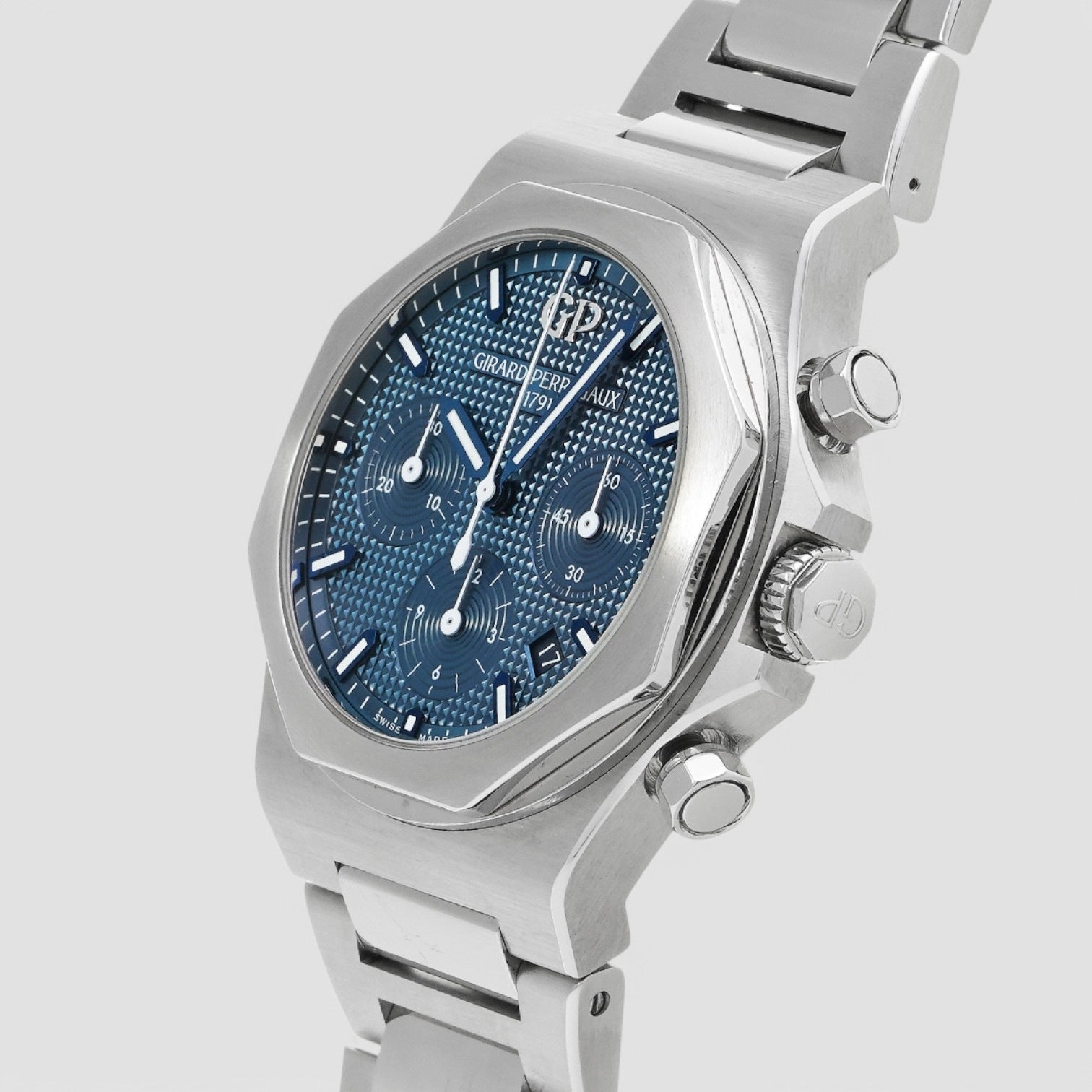 Laureato Chronograph 42mm SS / Blue Dial