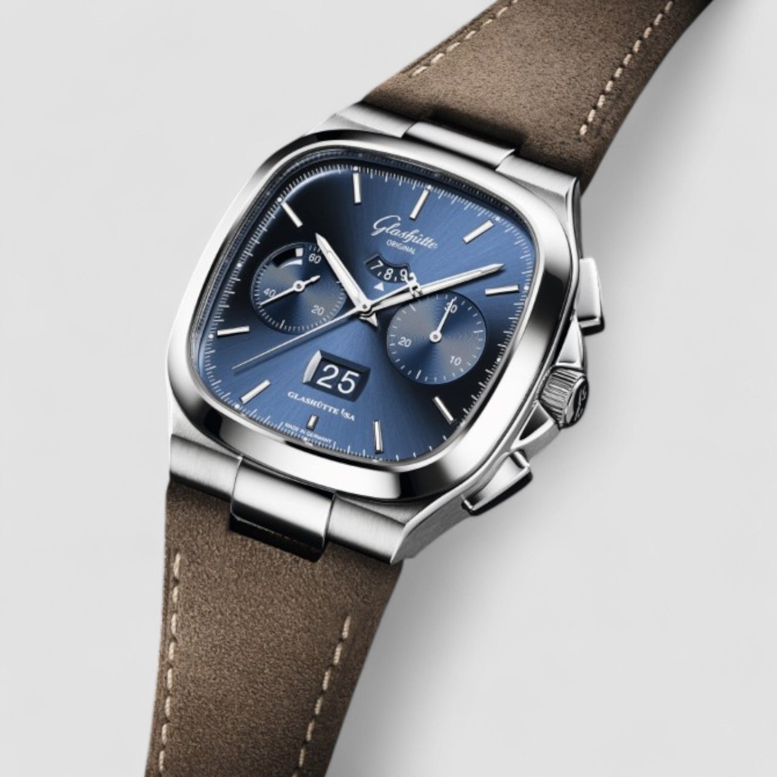 Vintage Seventies Chronograph Panorama Date Men's Watch