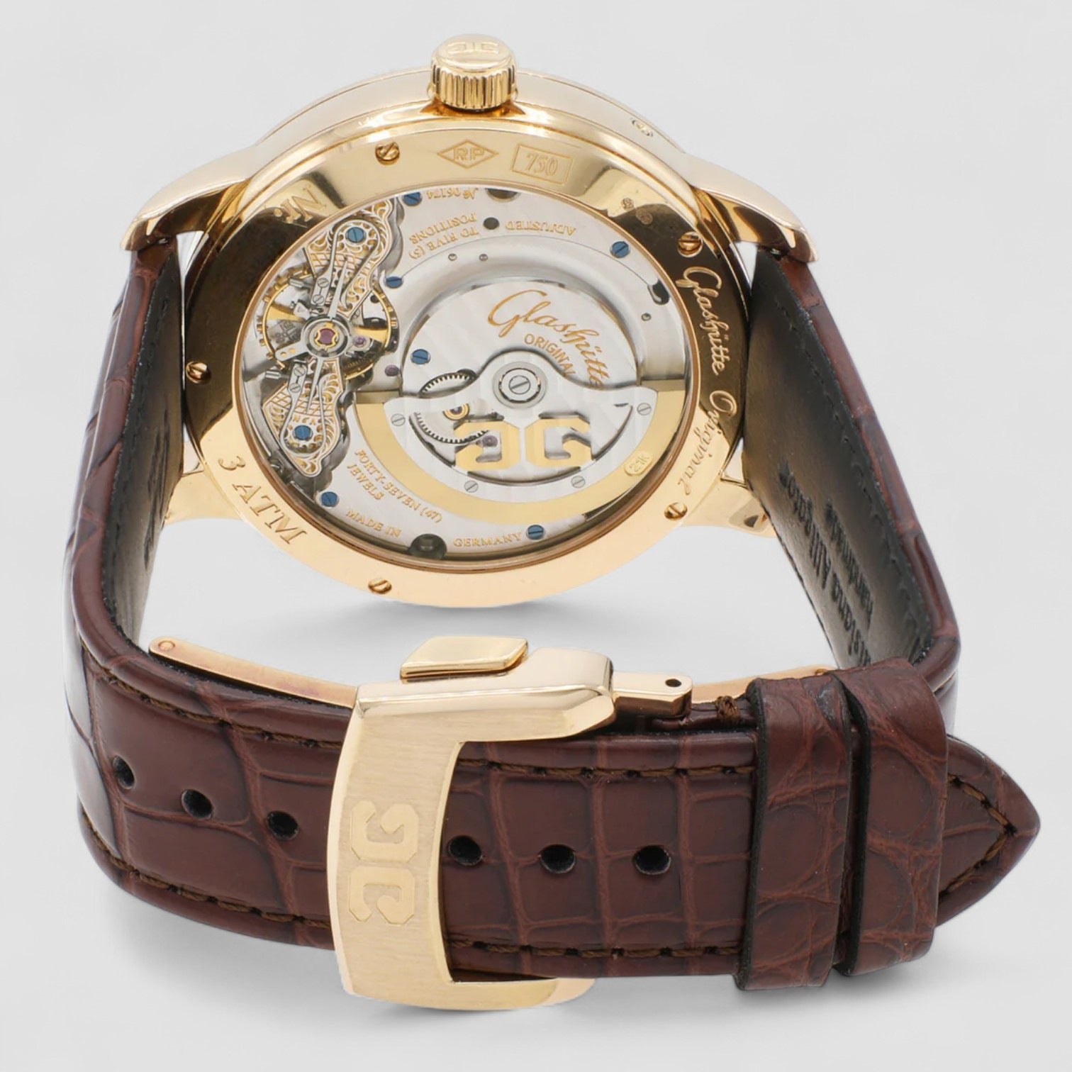 PanoMaticLunar XL 18K RG Silver Dial