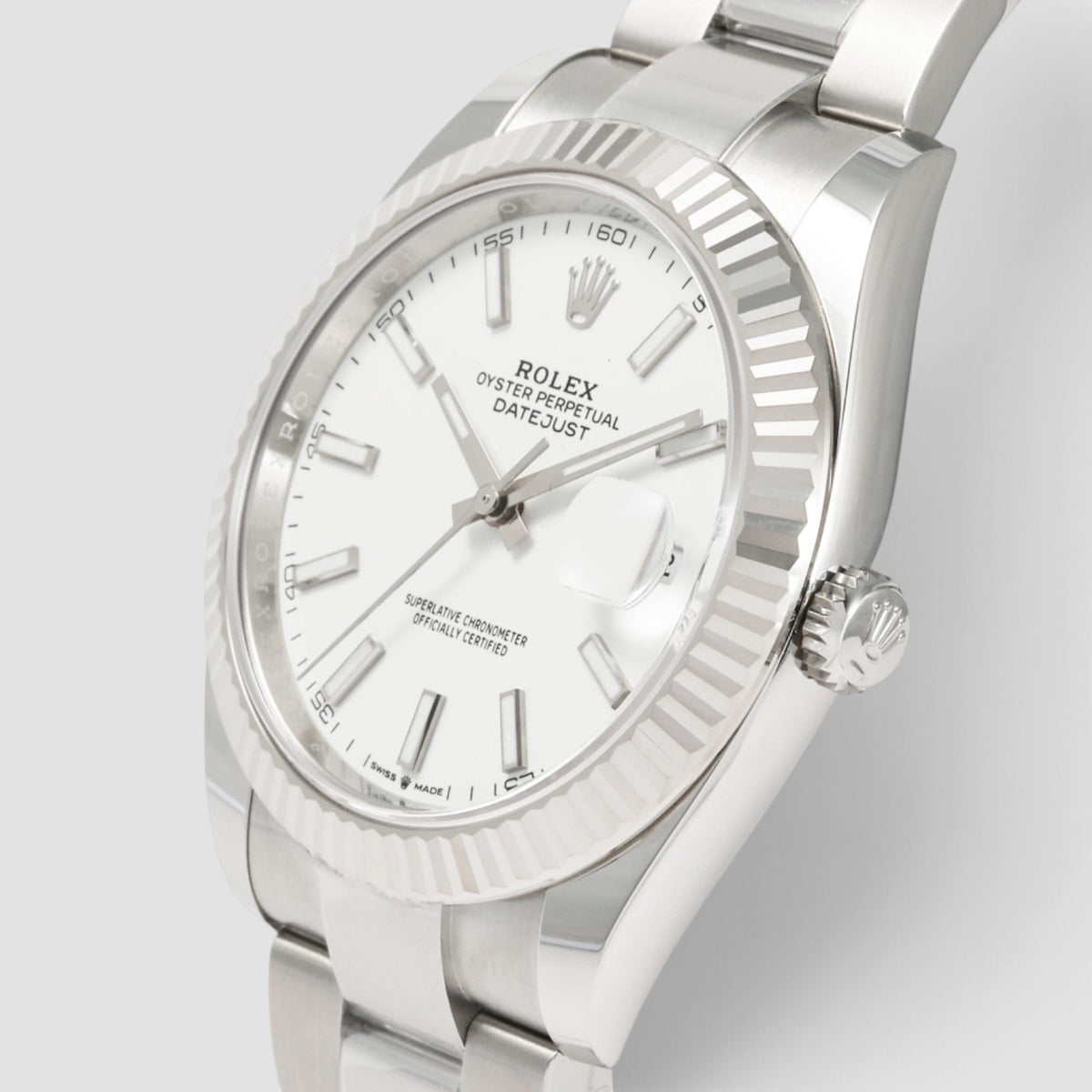 Datejust 41 White Index Dial