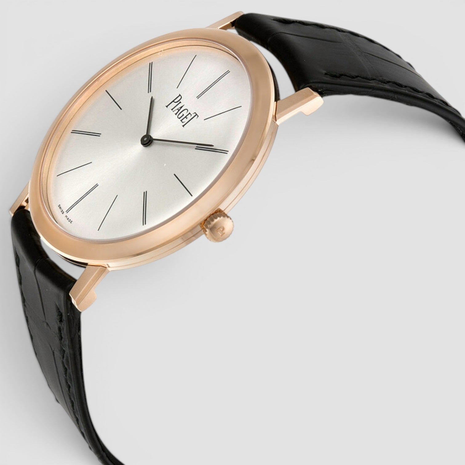 Altiplano 38mm 18K Rose Gold Silver Dial
