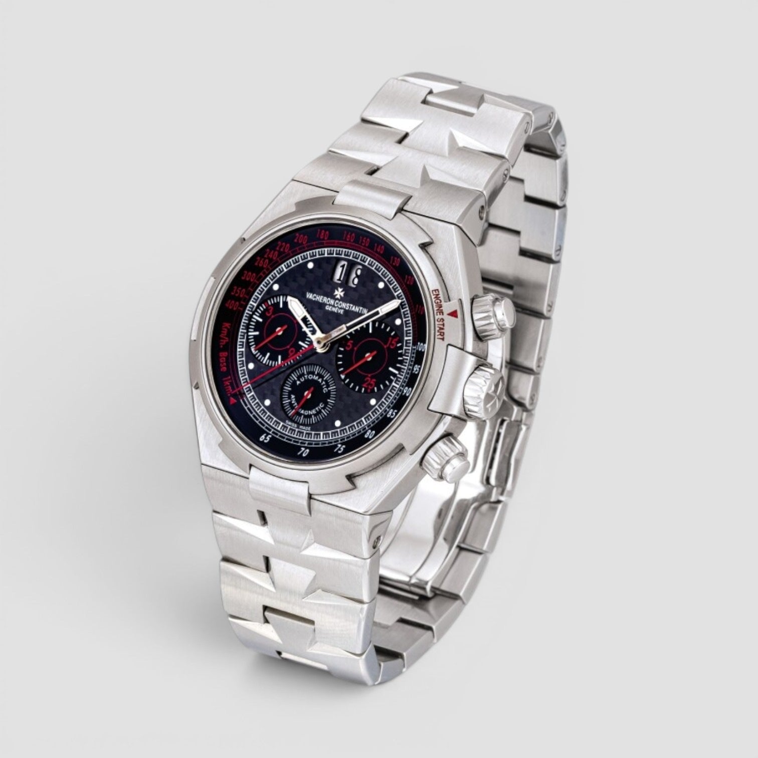 OVERSEAS CHRONOGRAPH STAINLESS STEEL 42MM