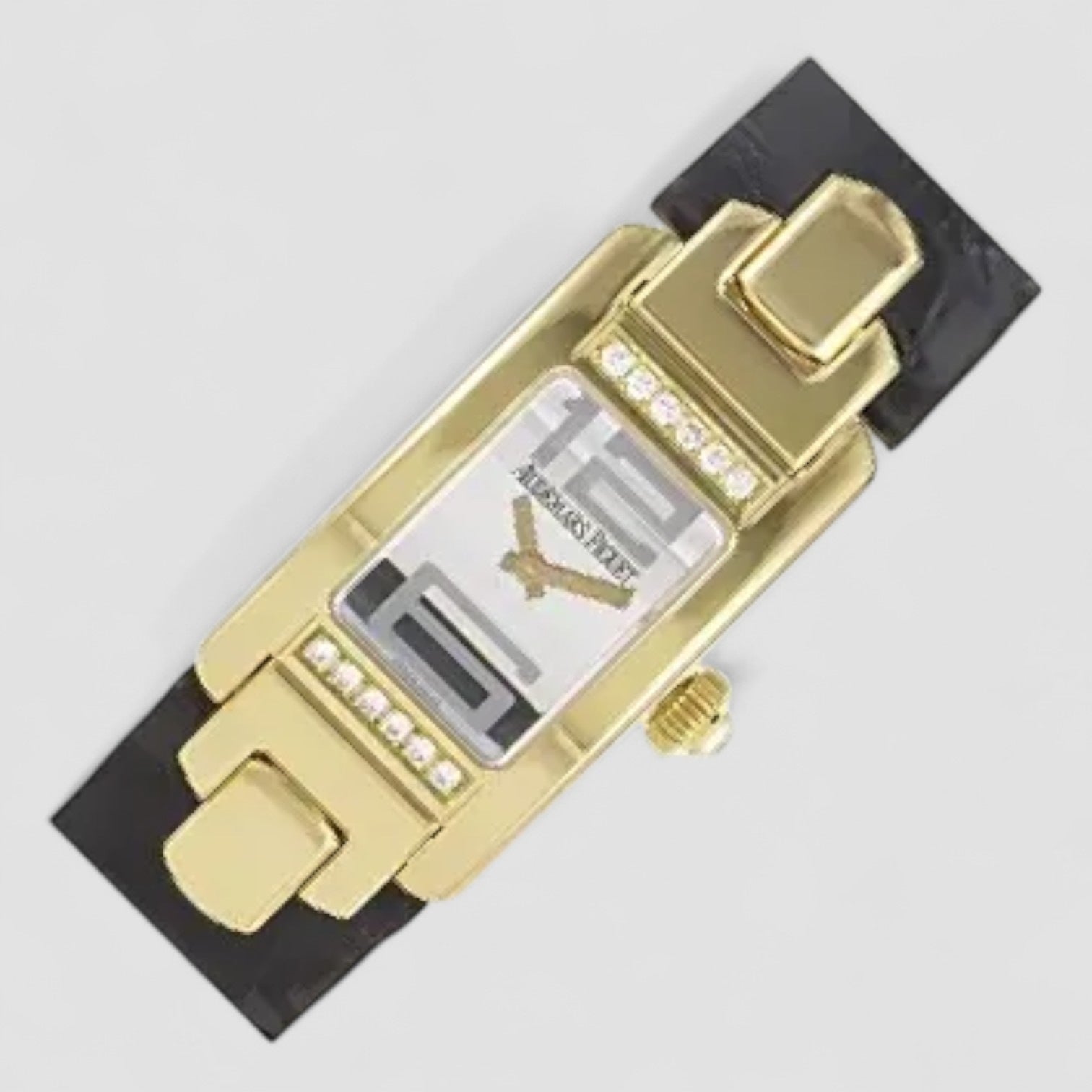 Promesse Diamond Yellow Gold Ladies Watch