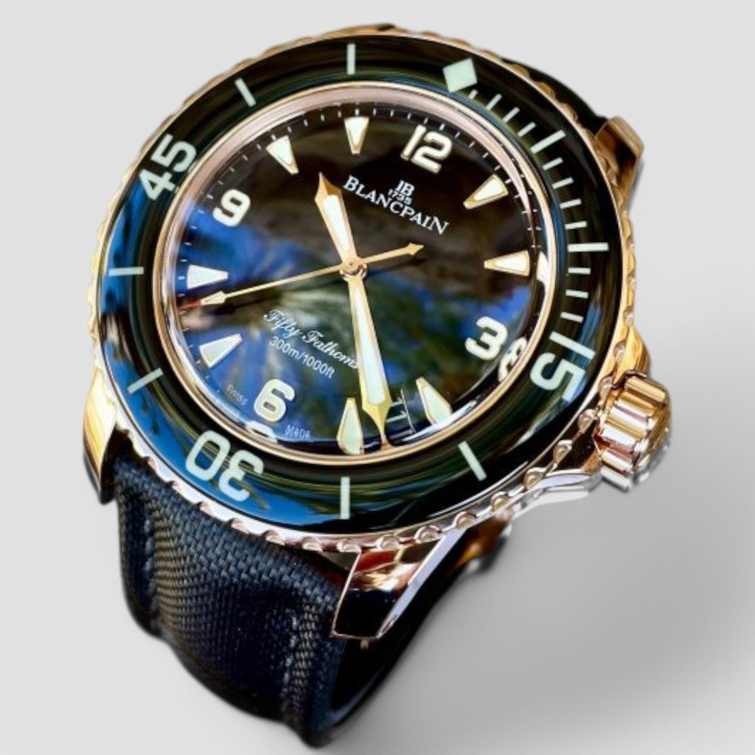 Fifty Fathoms 18K Rose Gold / Kevlar
