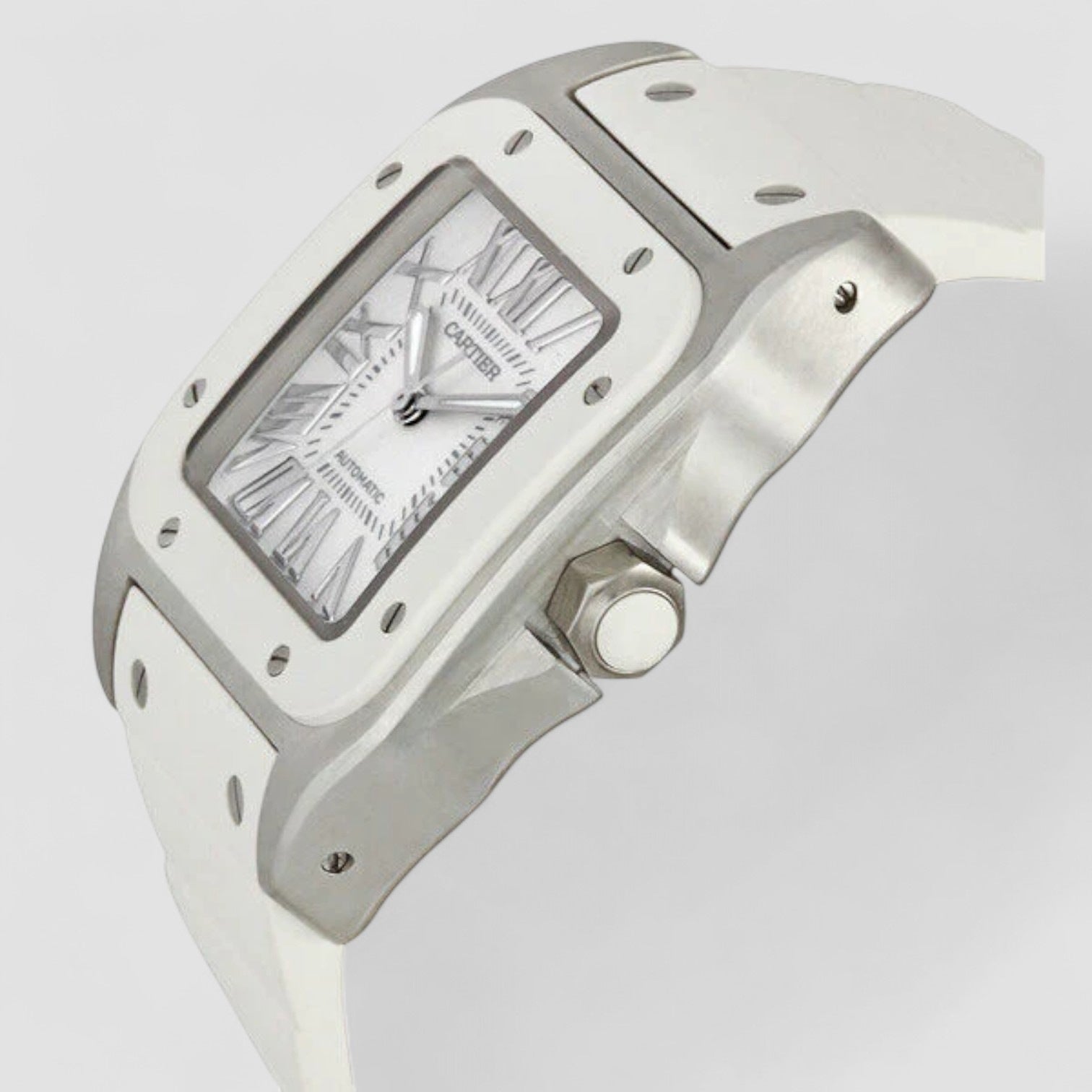 Santos 100 Midsize White Rubber