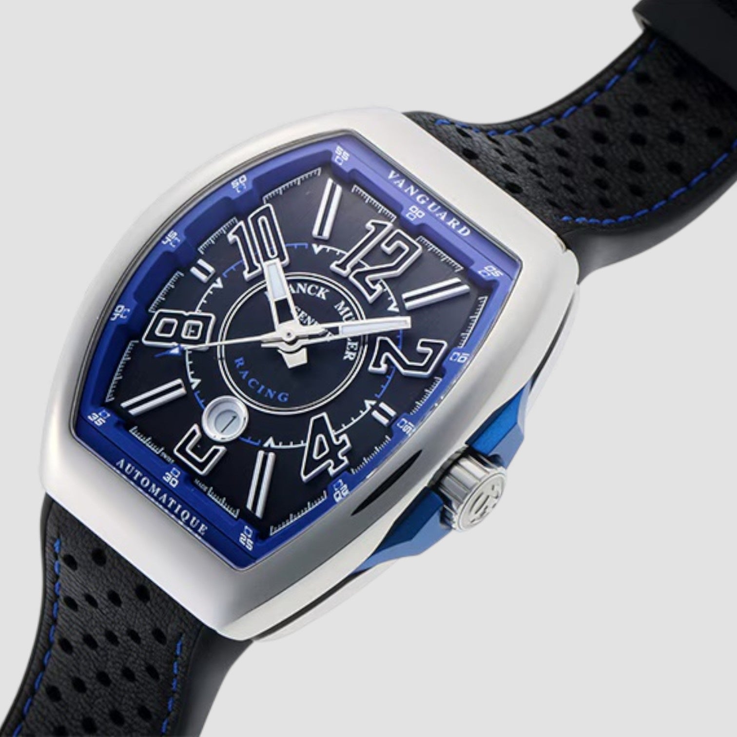 Vanguard Racing Black Dial Blue Stainless Steel