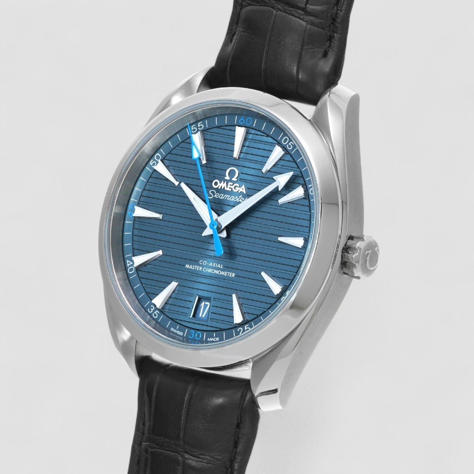 Seamaster Aqua Terra Co-Axial Chronometer Automatic Blue Dial Men's Watch