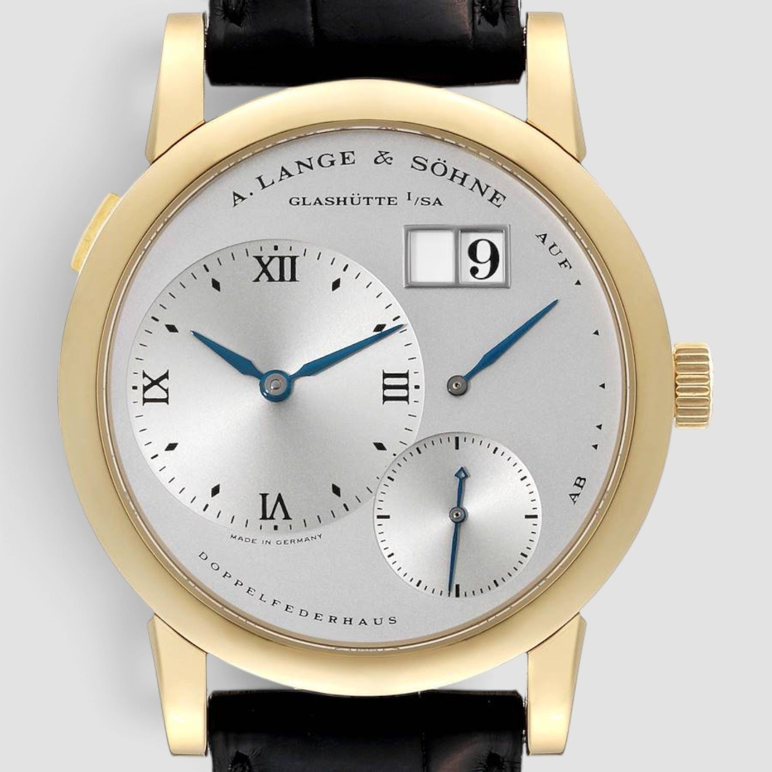 Lange 1 38mm 18K Yellow Gold Champagne dial