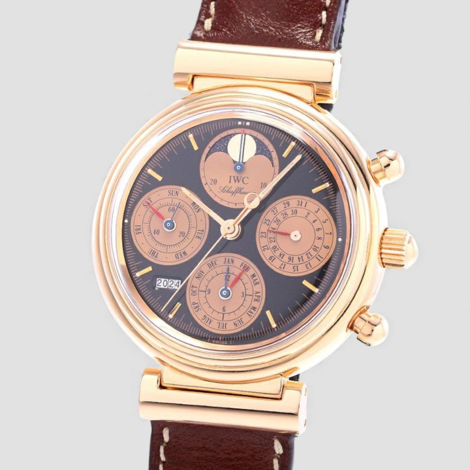 Da Vinci Perpetual Red Gold Black Dial