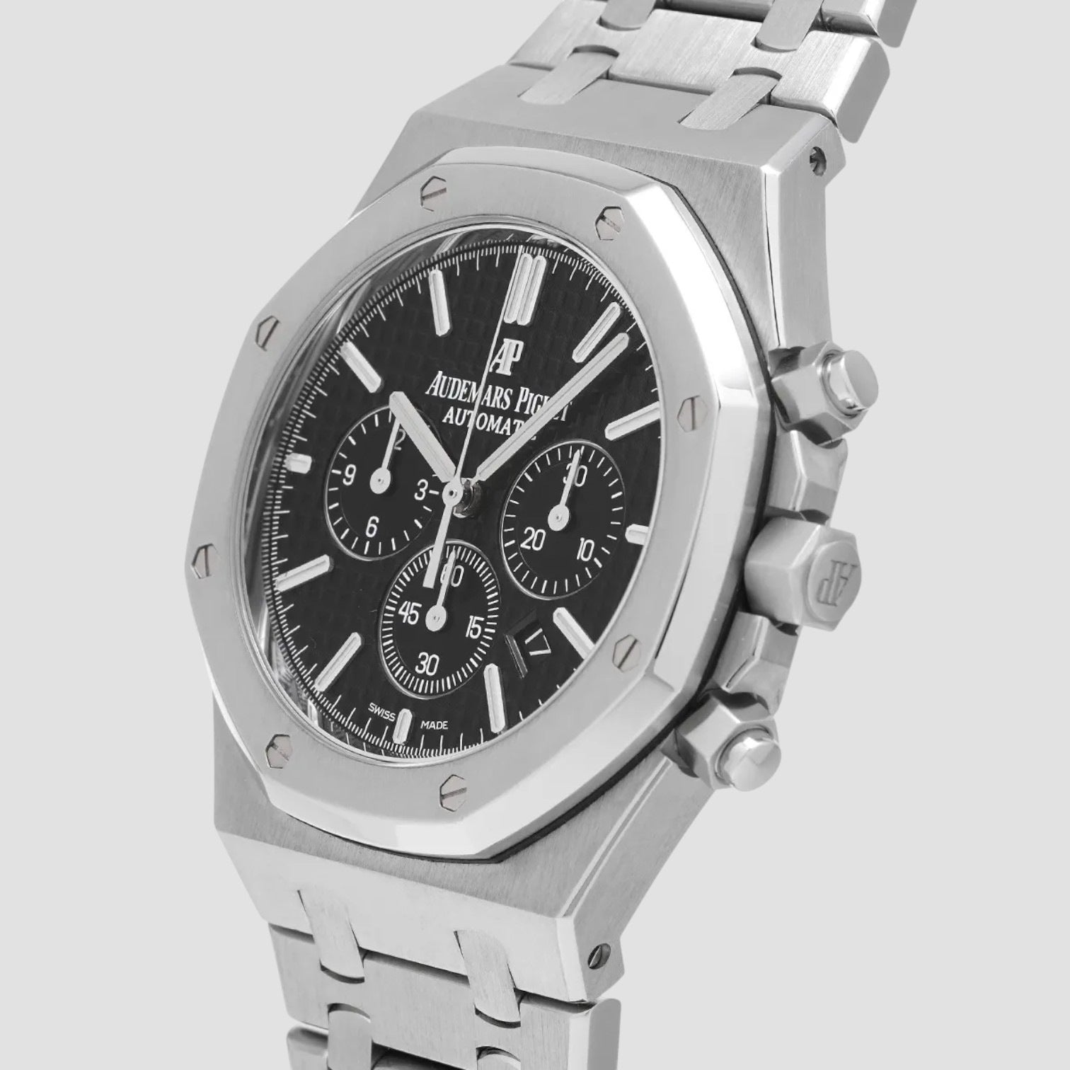 Royal Oak Chronograph Stainless Steel 41mm Black Dial Bracelet