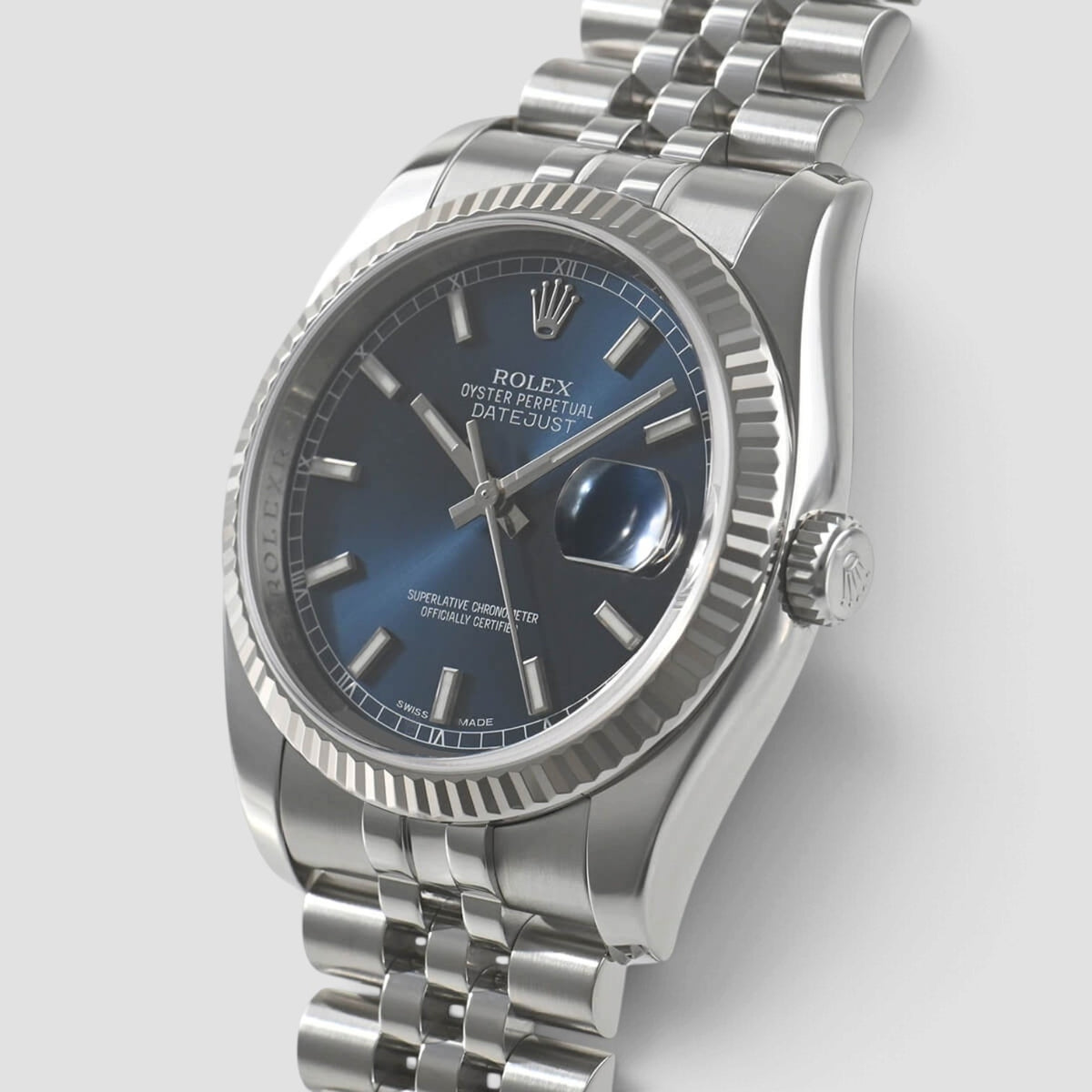 Datejust 36 Blue Dial Roulette Date Jubilee