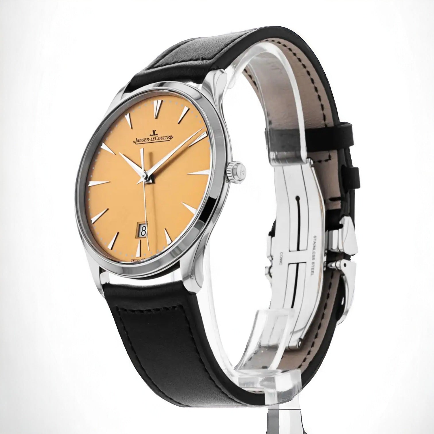 Master Ultra Thin Date Champagne Dial SS