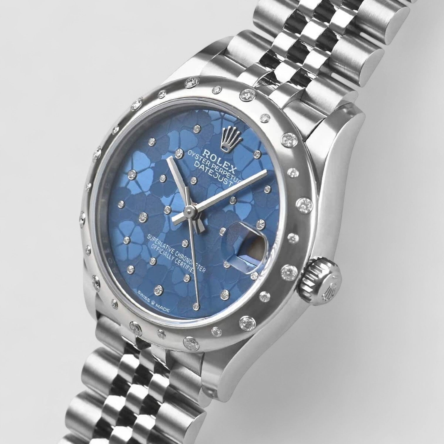 Datejust 31 Gold/Steel with Blue Dial