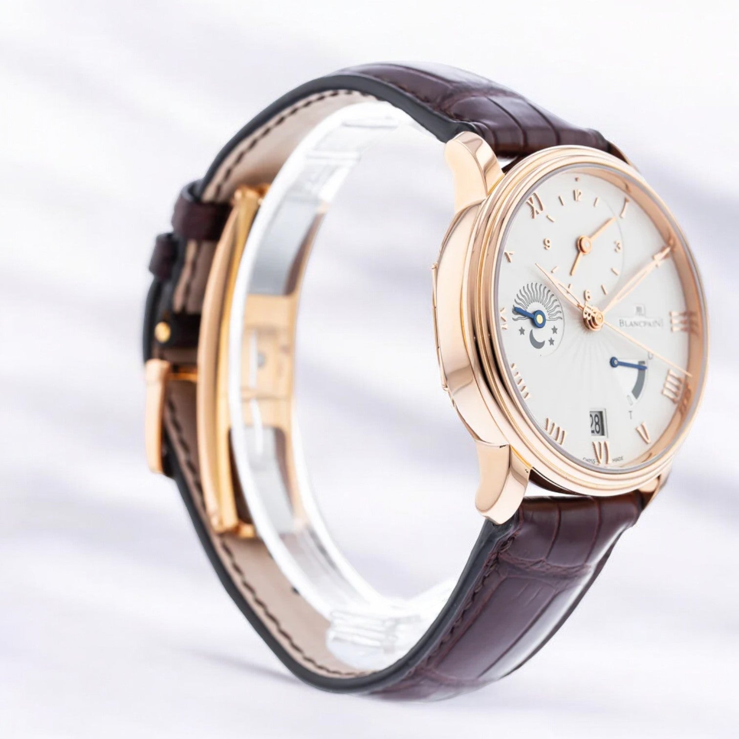 Villeret Half Timezone18k Auto Box/papers