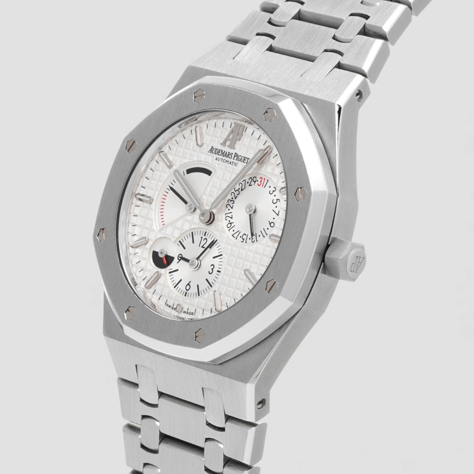 Royal Oak Dual Time SS White Dial