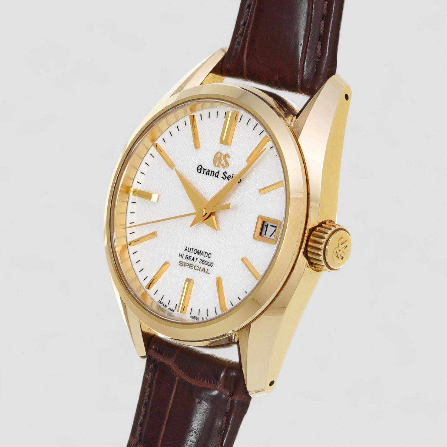 Grand Seiko Hi-Beat 36000 Special Yellow Gold Case SBGH266
