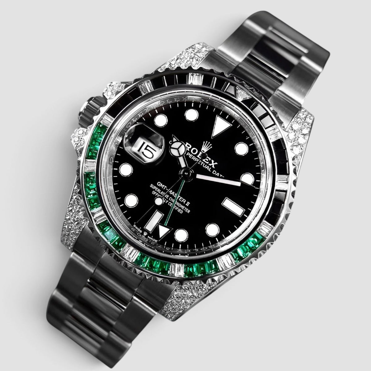 GMT-Master II 40 Sprite Custom Diamond-Set