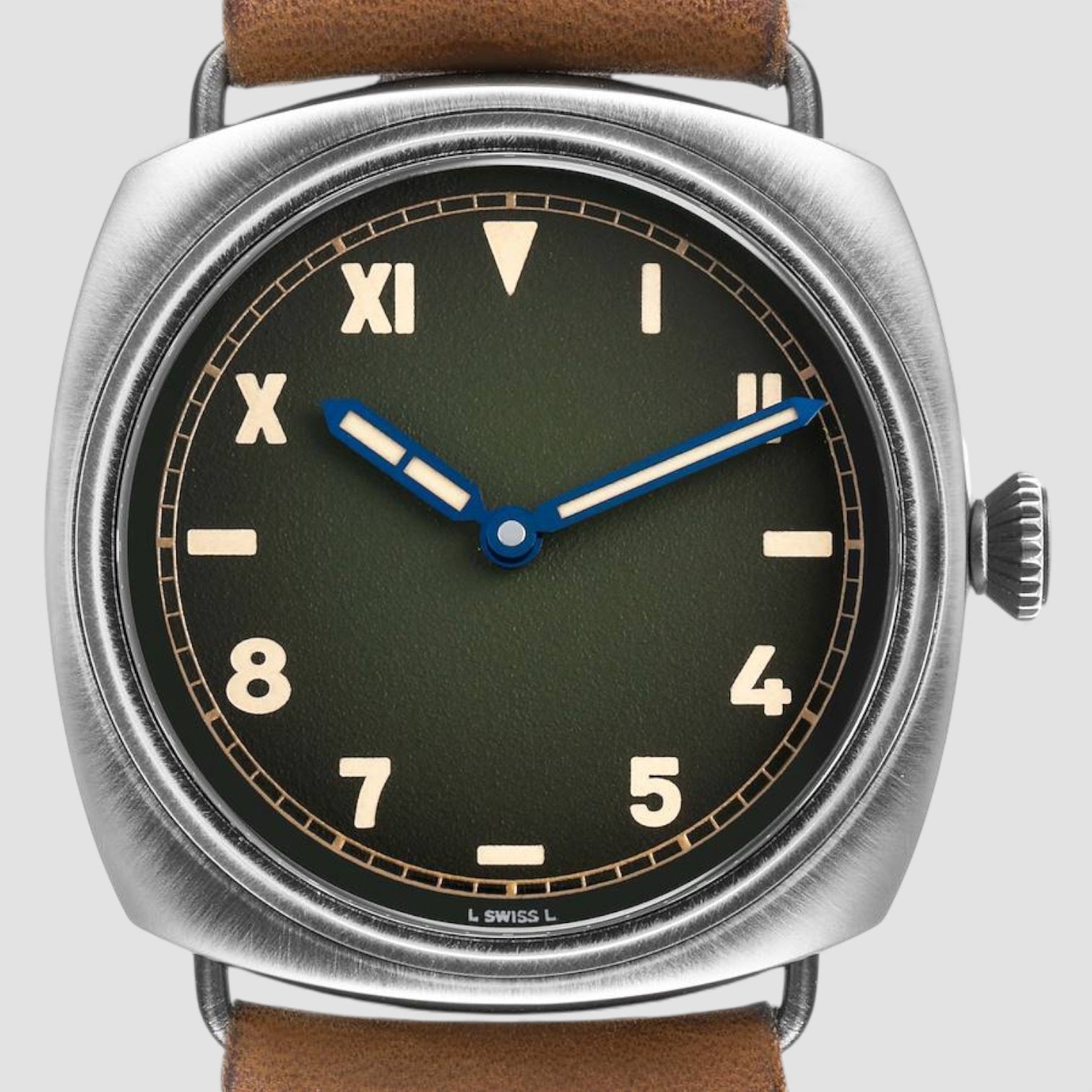 Radiomir California Green Dial Steel Mens Watch