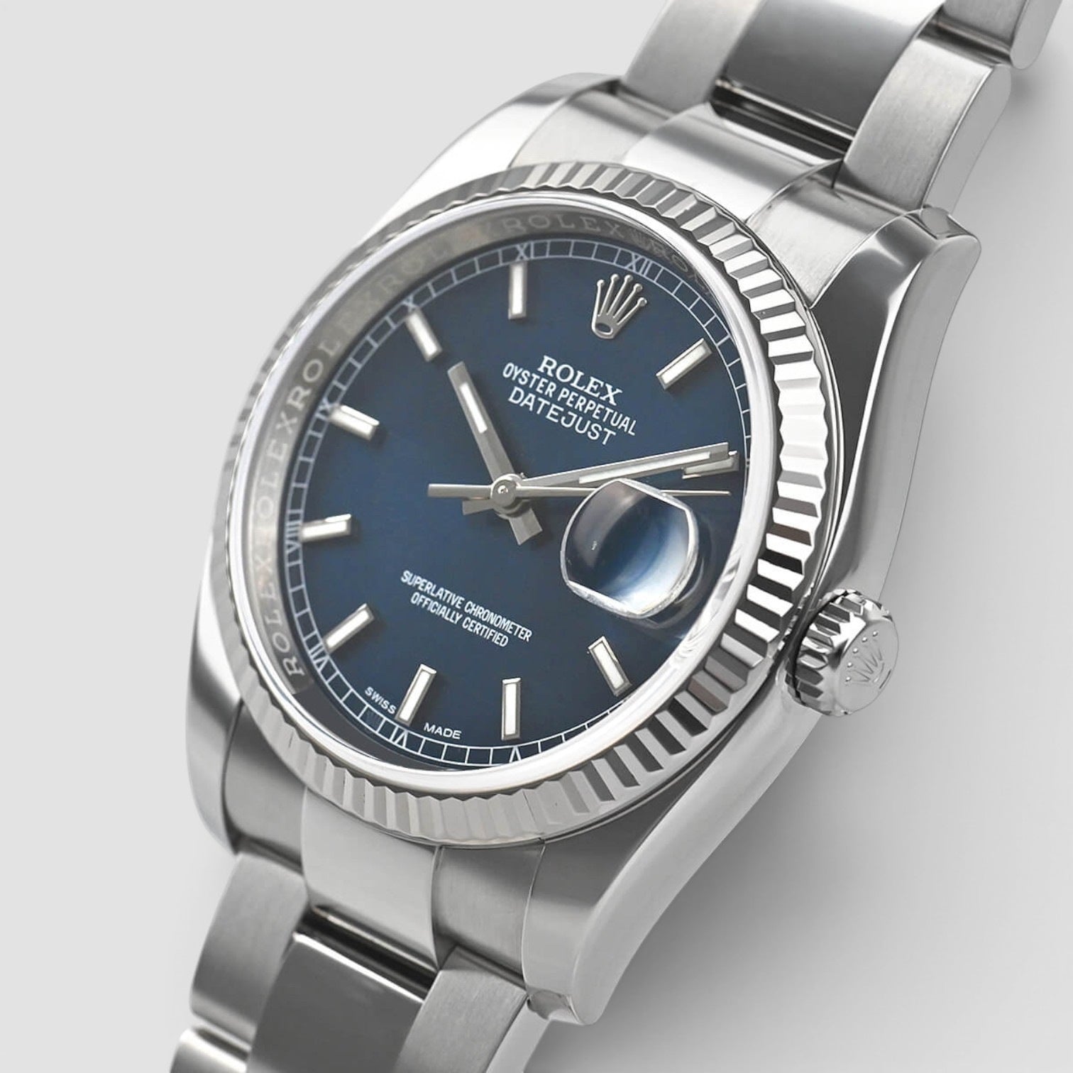 Datejust 36 Blue Dial Index Oyster