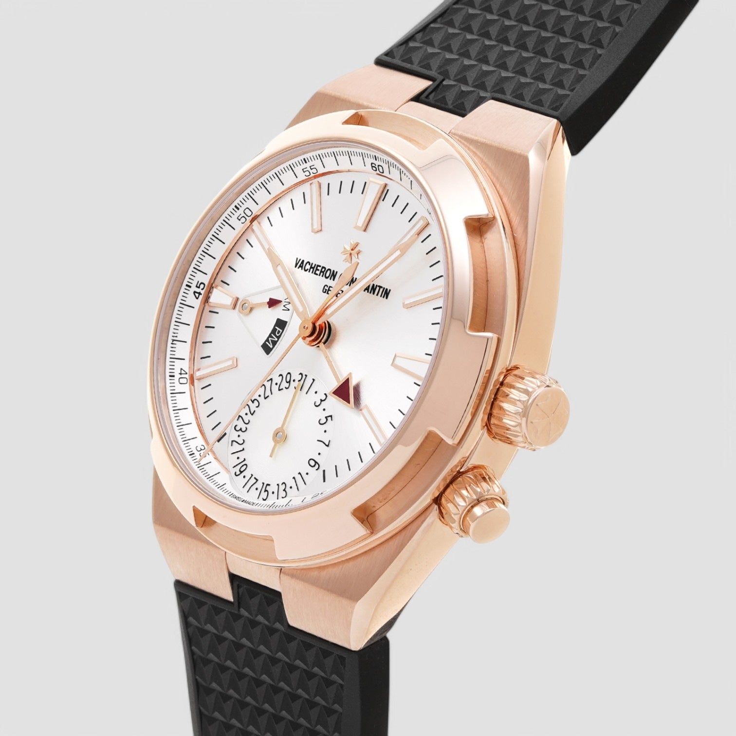 Overseas Dual Time 18K 5N Silver Dial