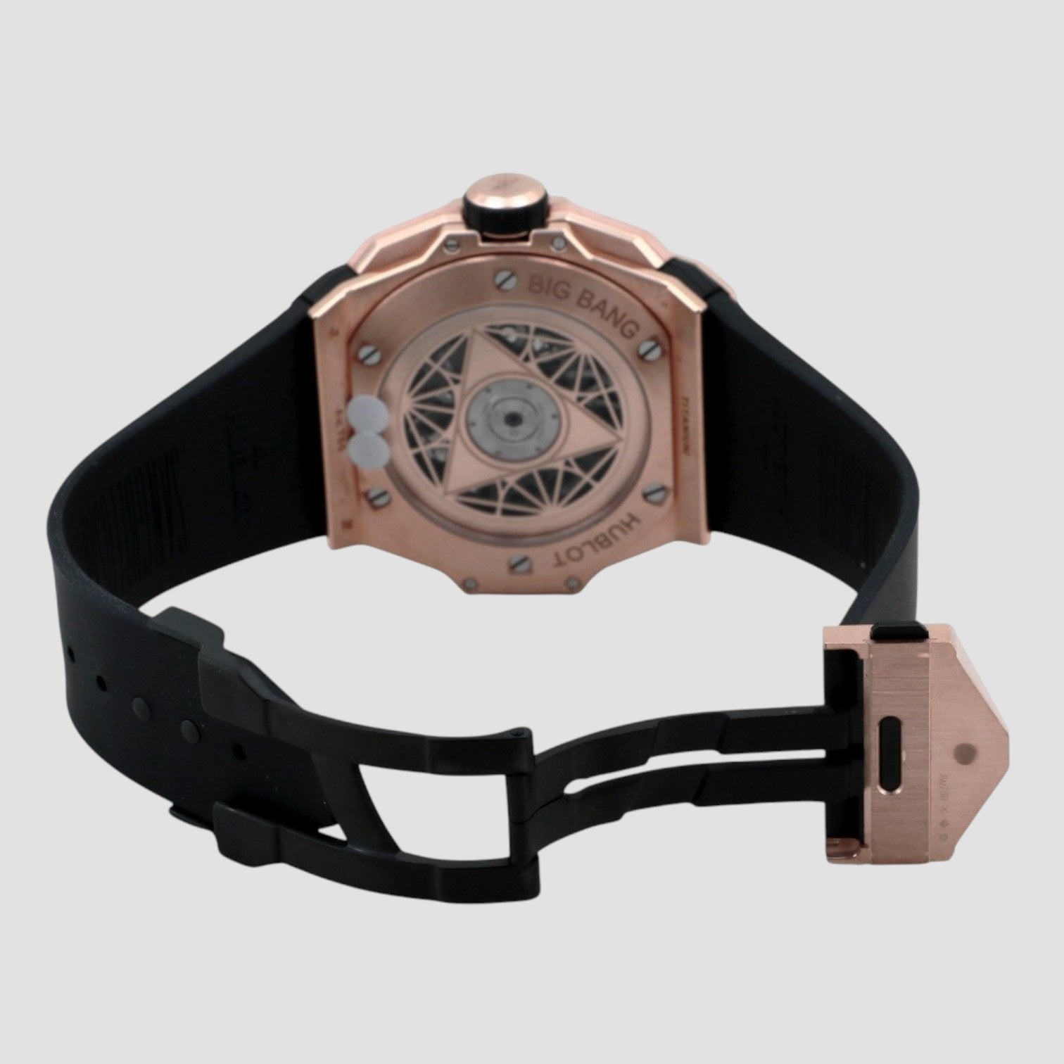 Sang Bleu Ii King Gold Big Bang Unico Pavé 45mm