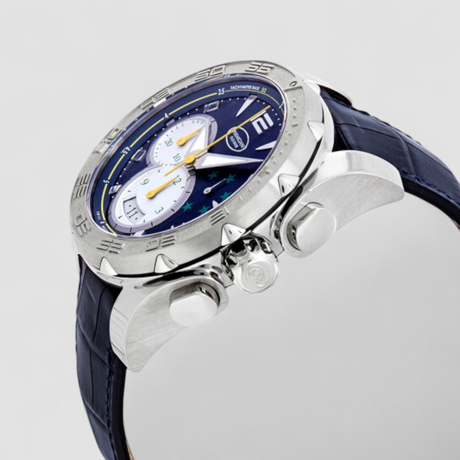 Pershing Chronograph Automatic Blue Dial Men's Watch