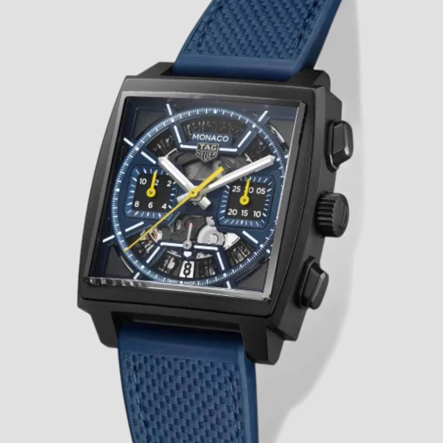 Monaco Skeleton Chronograph Black DLC Titanium