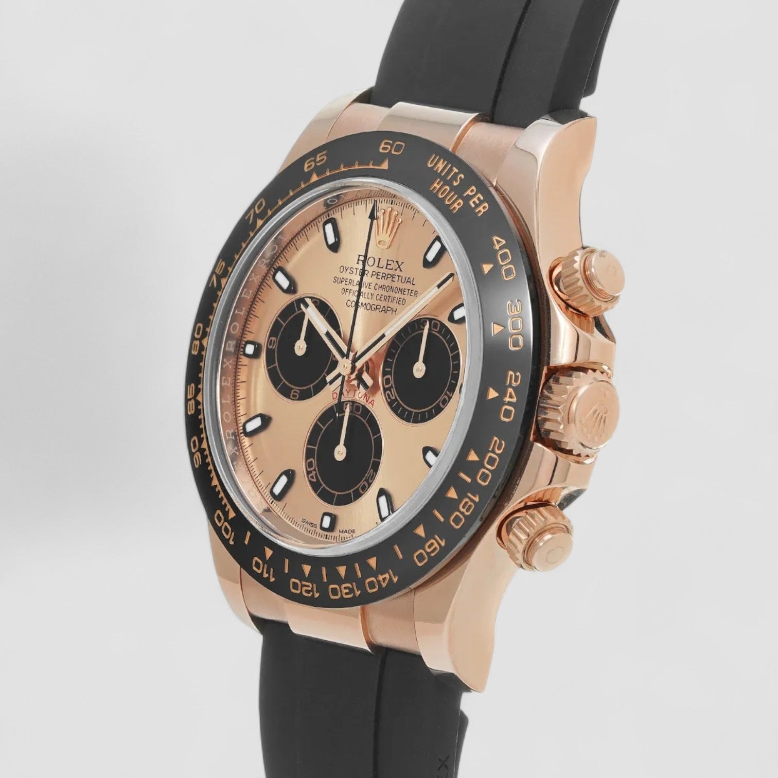 Cosmograph Daytona 18K RG Oysterflex