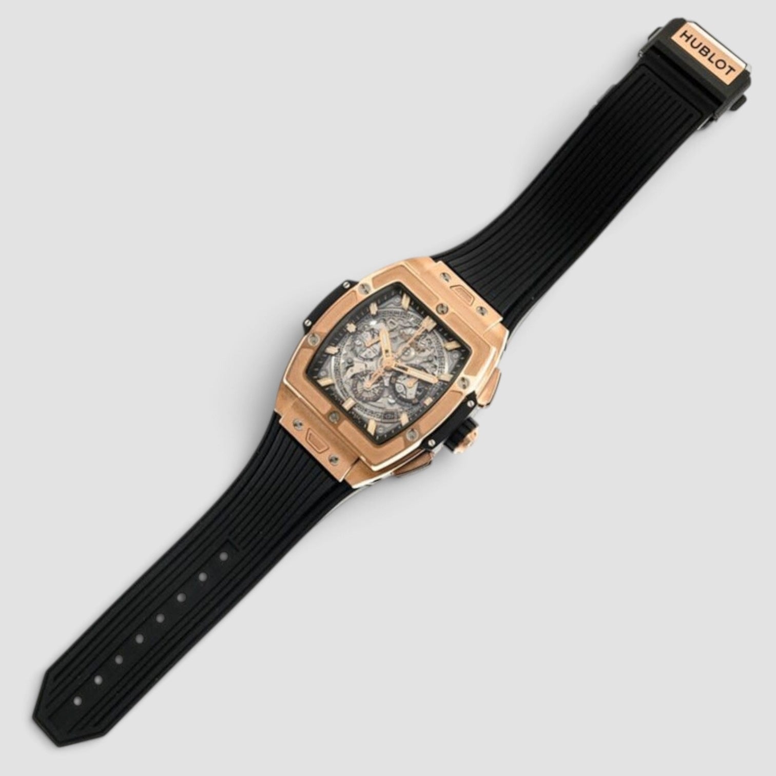 Spirit of Big Bang King Gold 42mm Skeletonized Chronograph