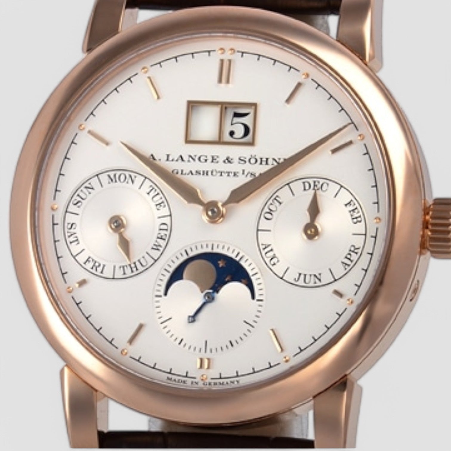 Saxonia Annual Calendar 18K Rose Gold