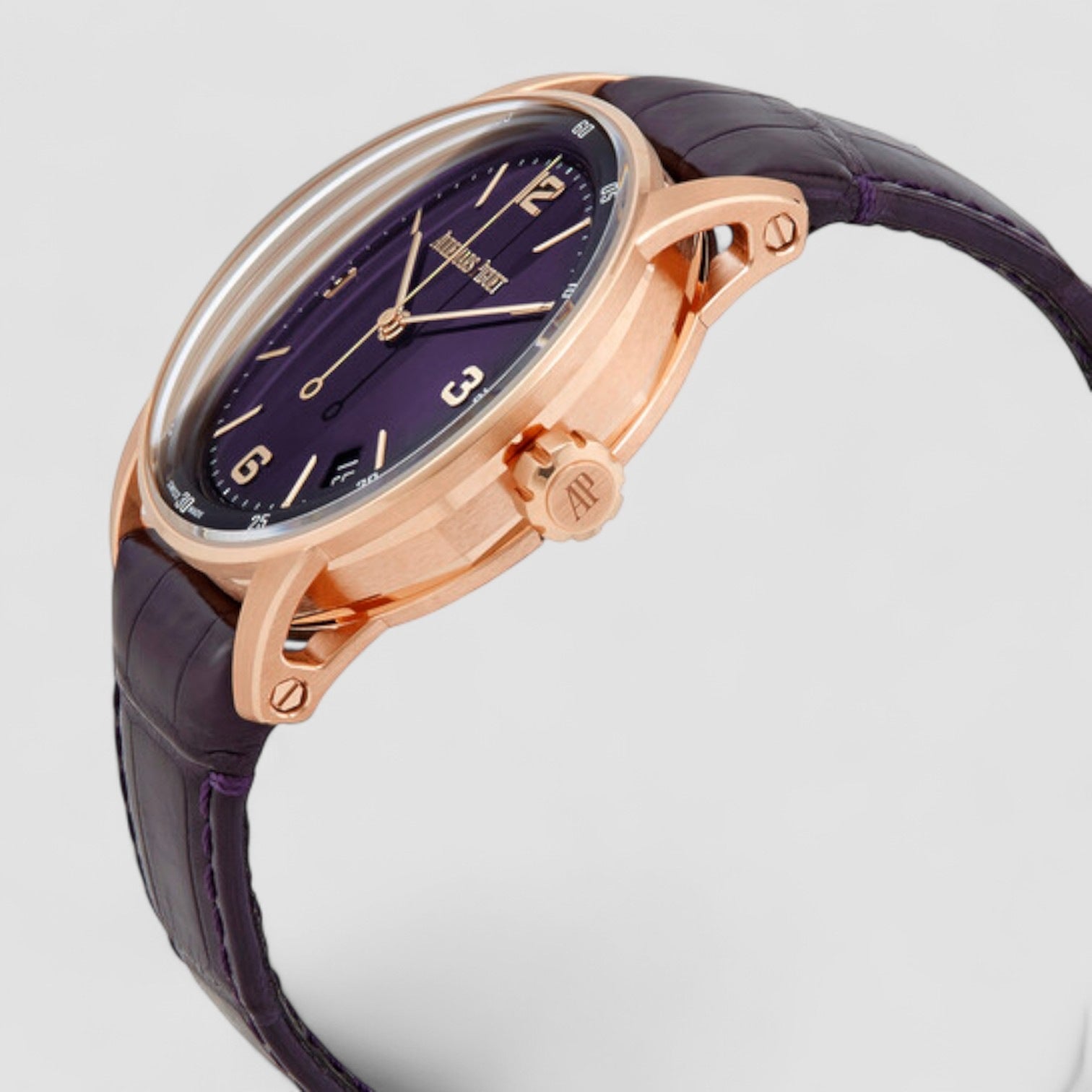 Code 11.59 Automatic 18k Rose Gold / Smoked Purple Dial