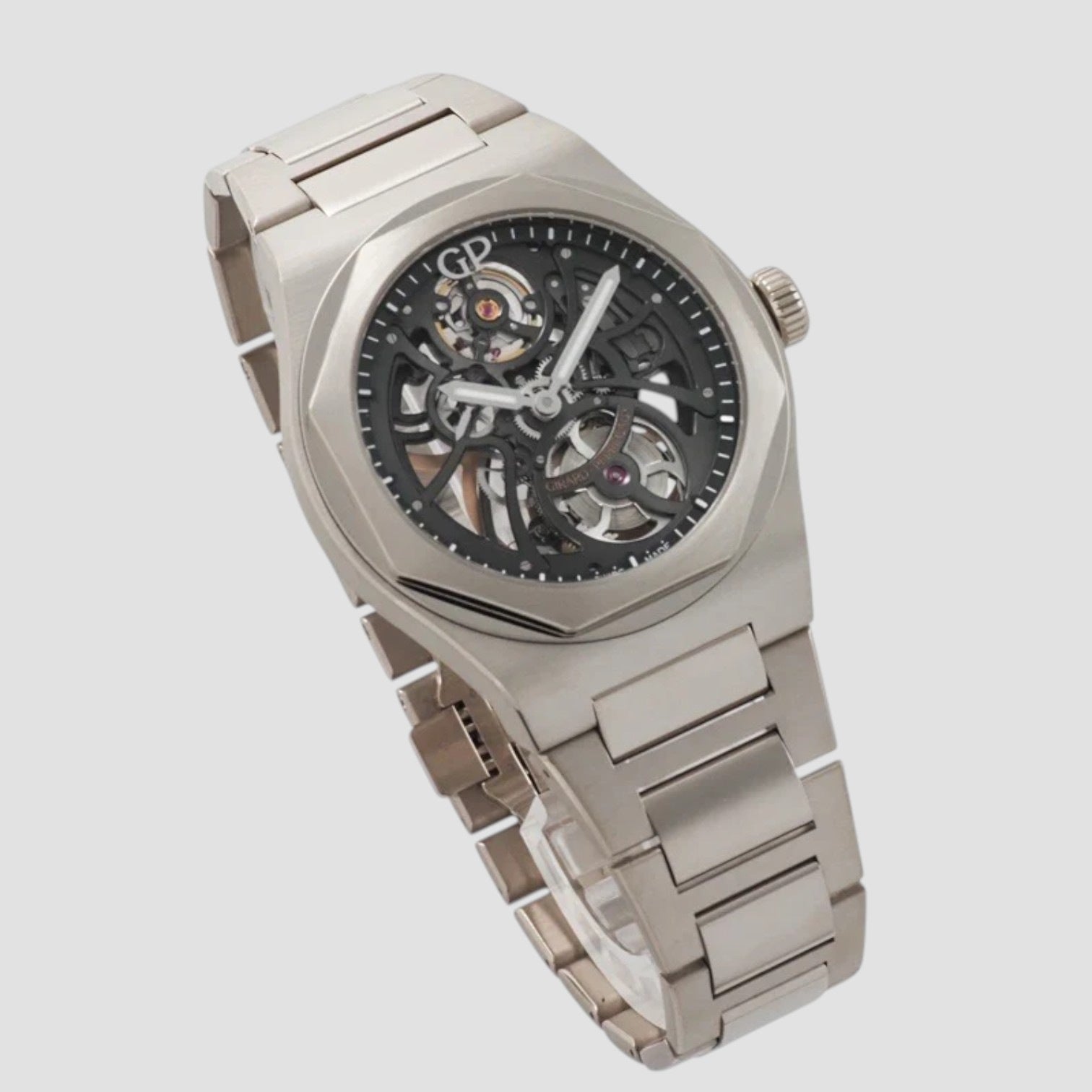 Laureato Skeleton White Gold