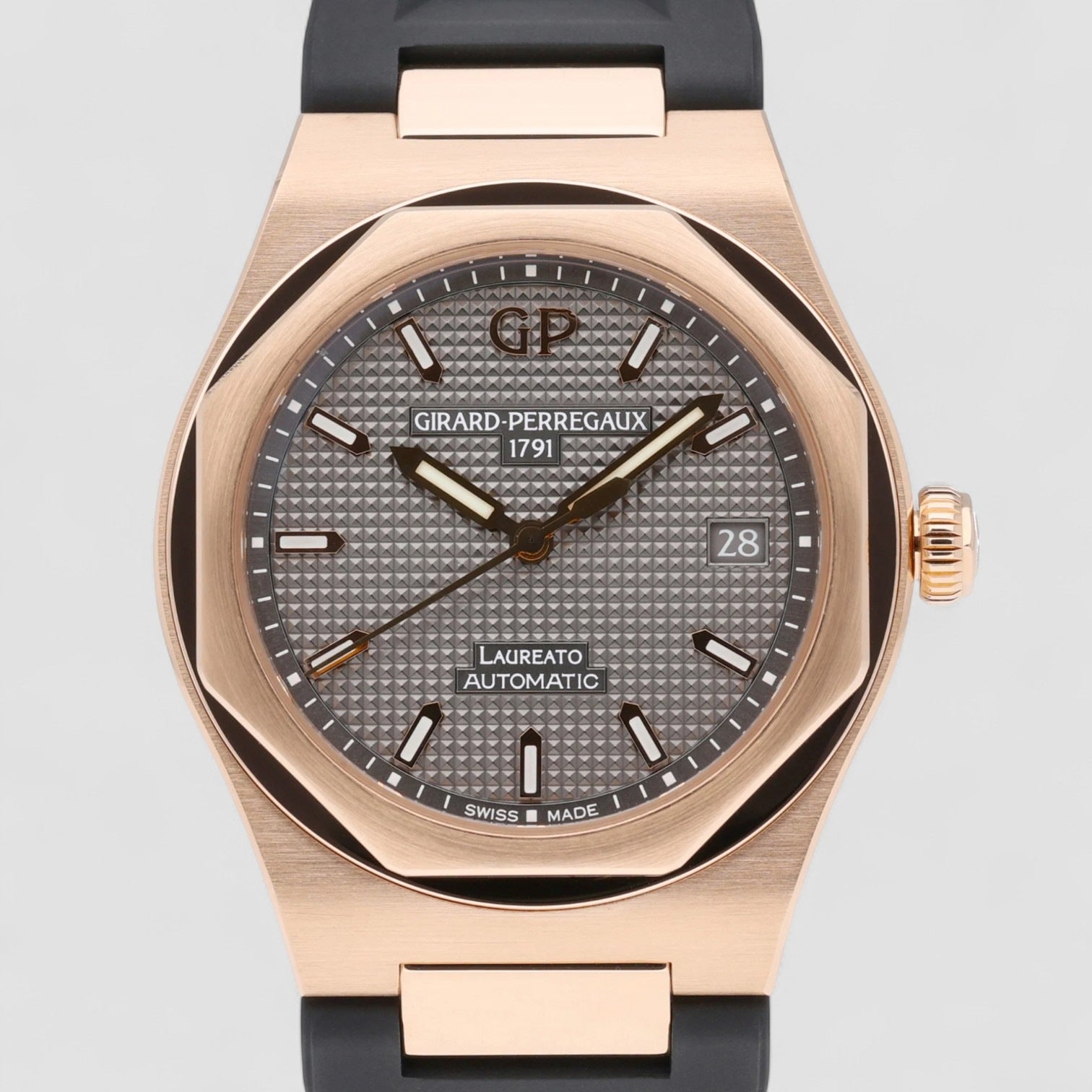 Laureato 18K Rose Gold 38mm