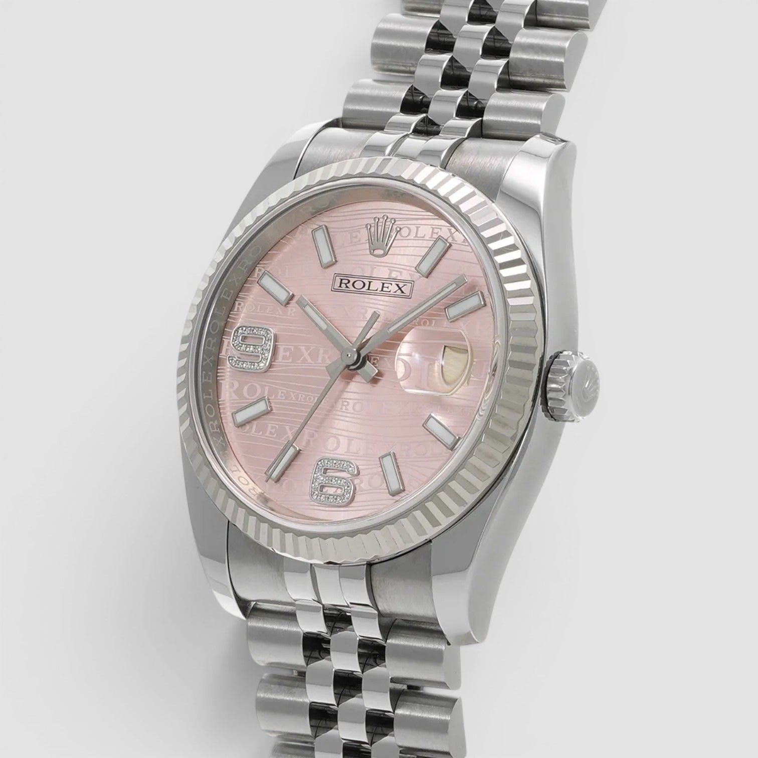 Datejust 36 Pink wave Dial jubilee