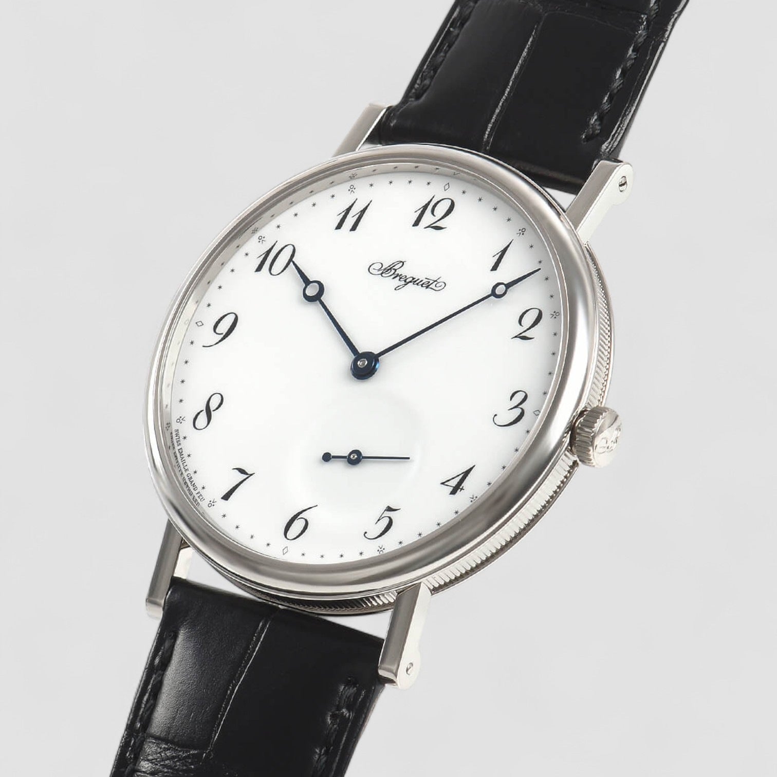 Classique Automatic Enamel Dial 18K White Gold