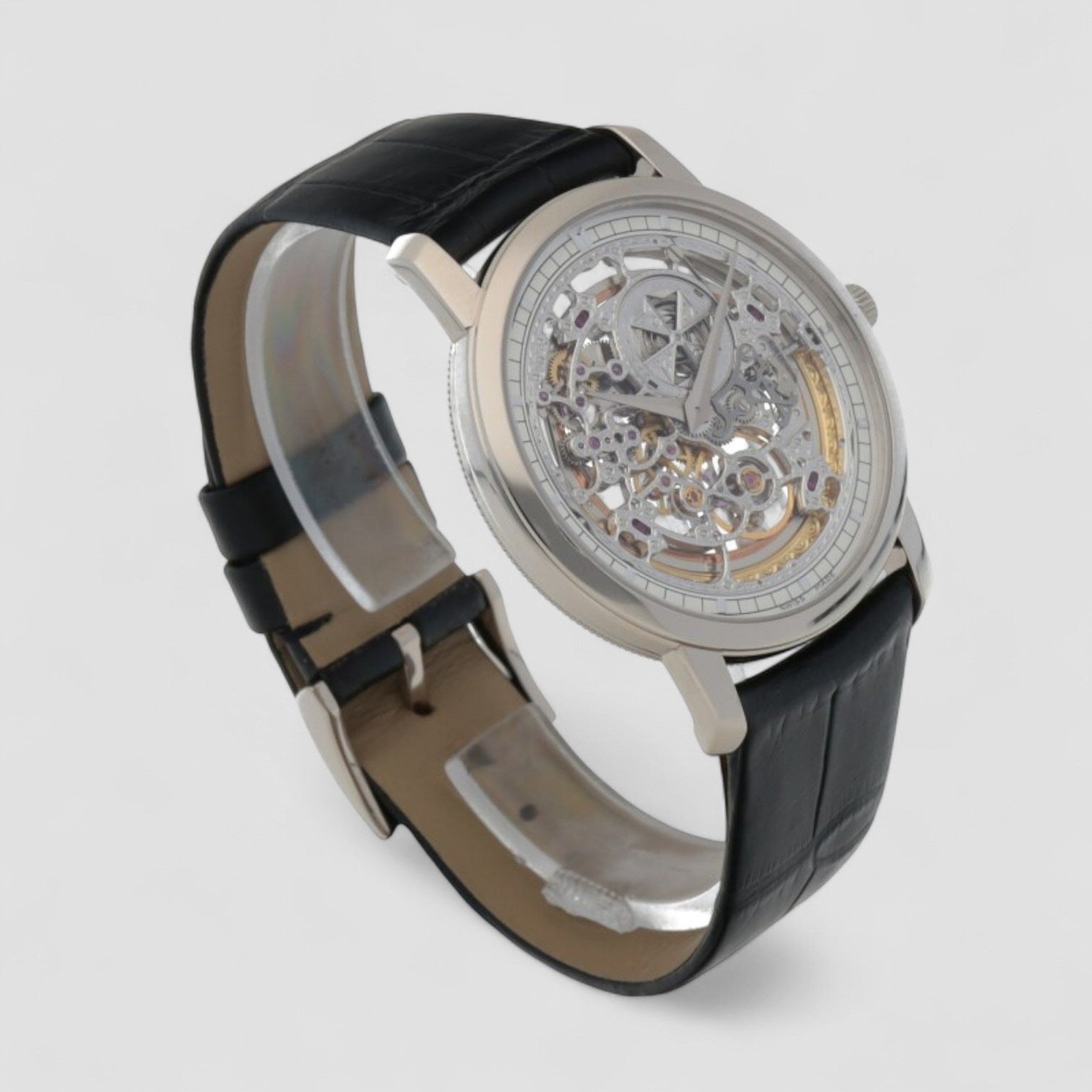 Patrimony Traditionnelle Openworked White Gold 38MM