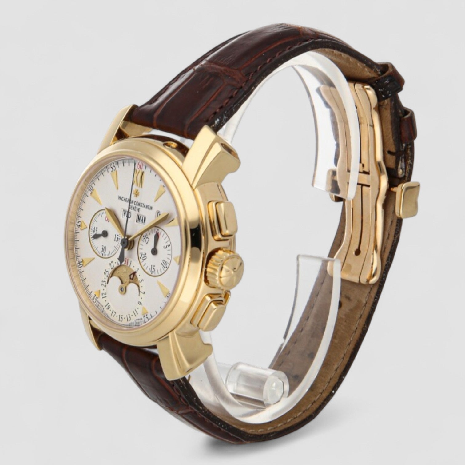 Malte Perpetual Calendar Chronograph 18k Yellow Gold