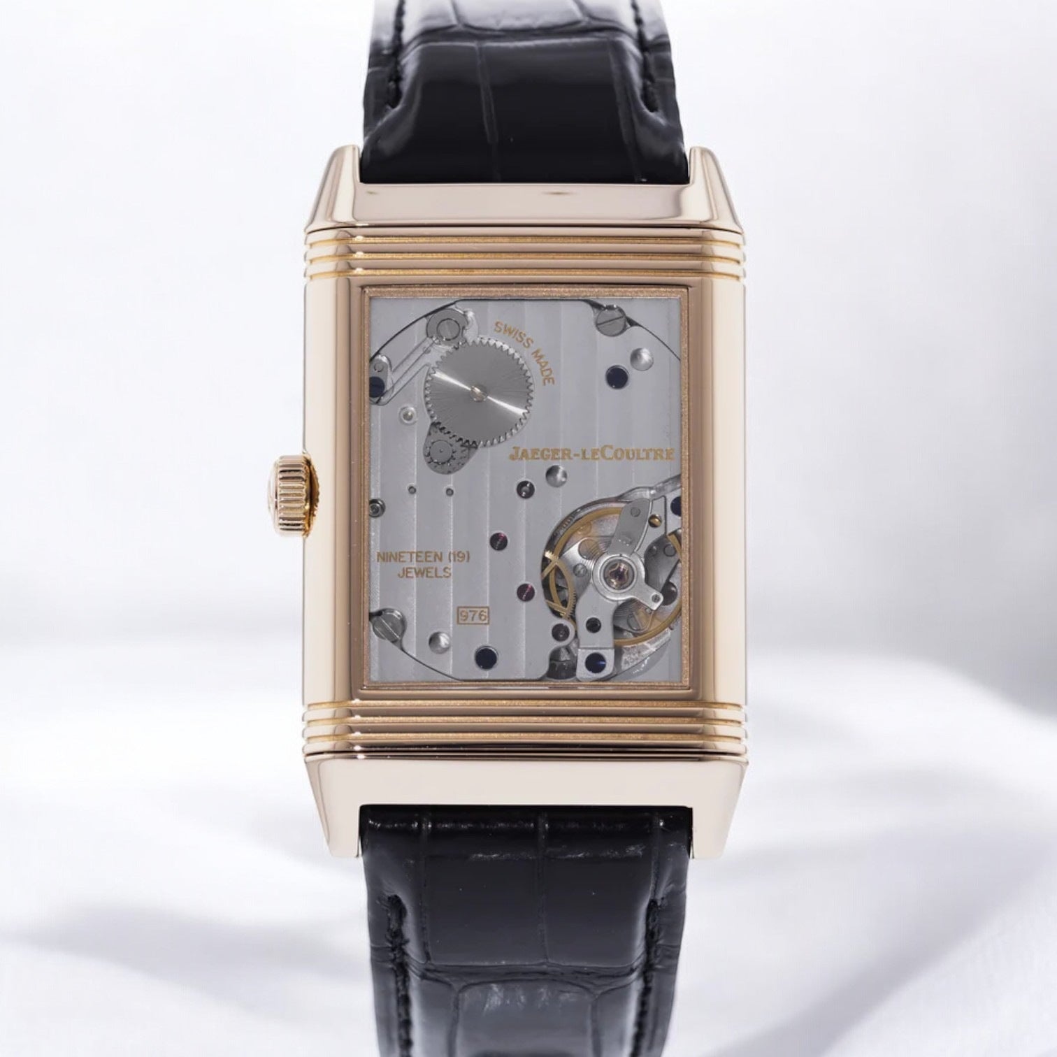 Grande Reverso 976 Silver Dial 18K RG