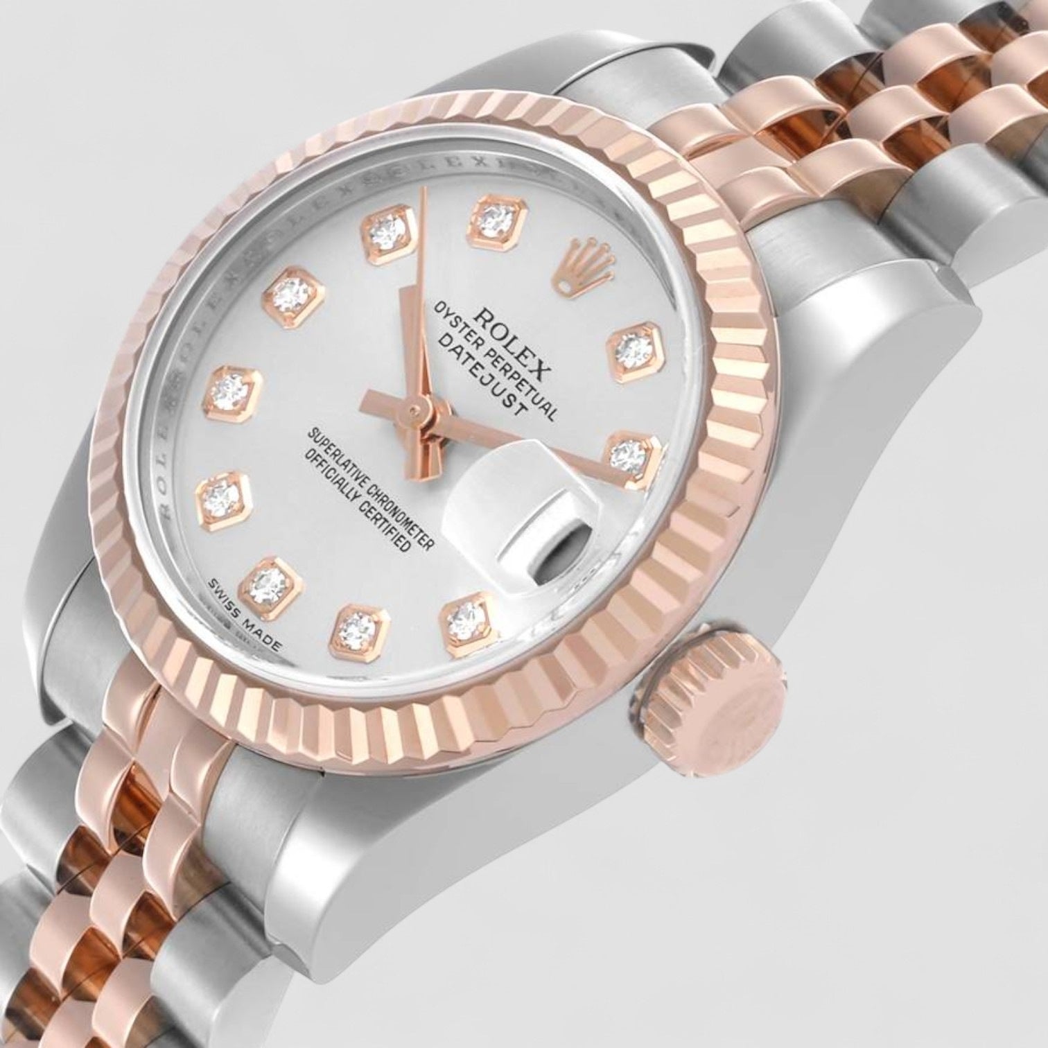 Datejust Silver Diamond Dial