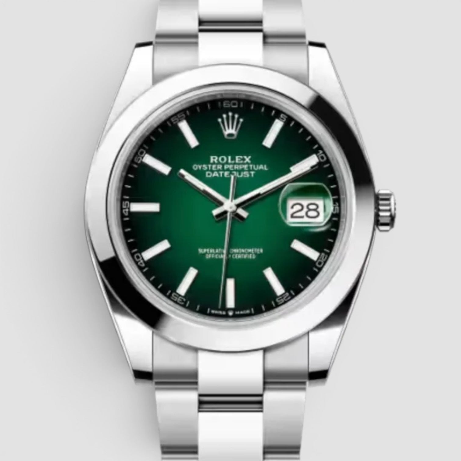 Datejust Steel Green Ombré Dial 41mm