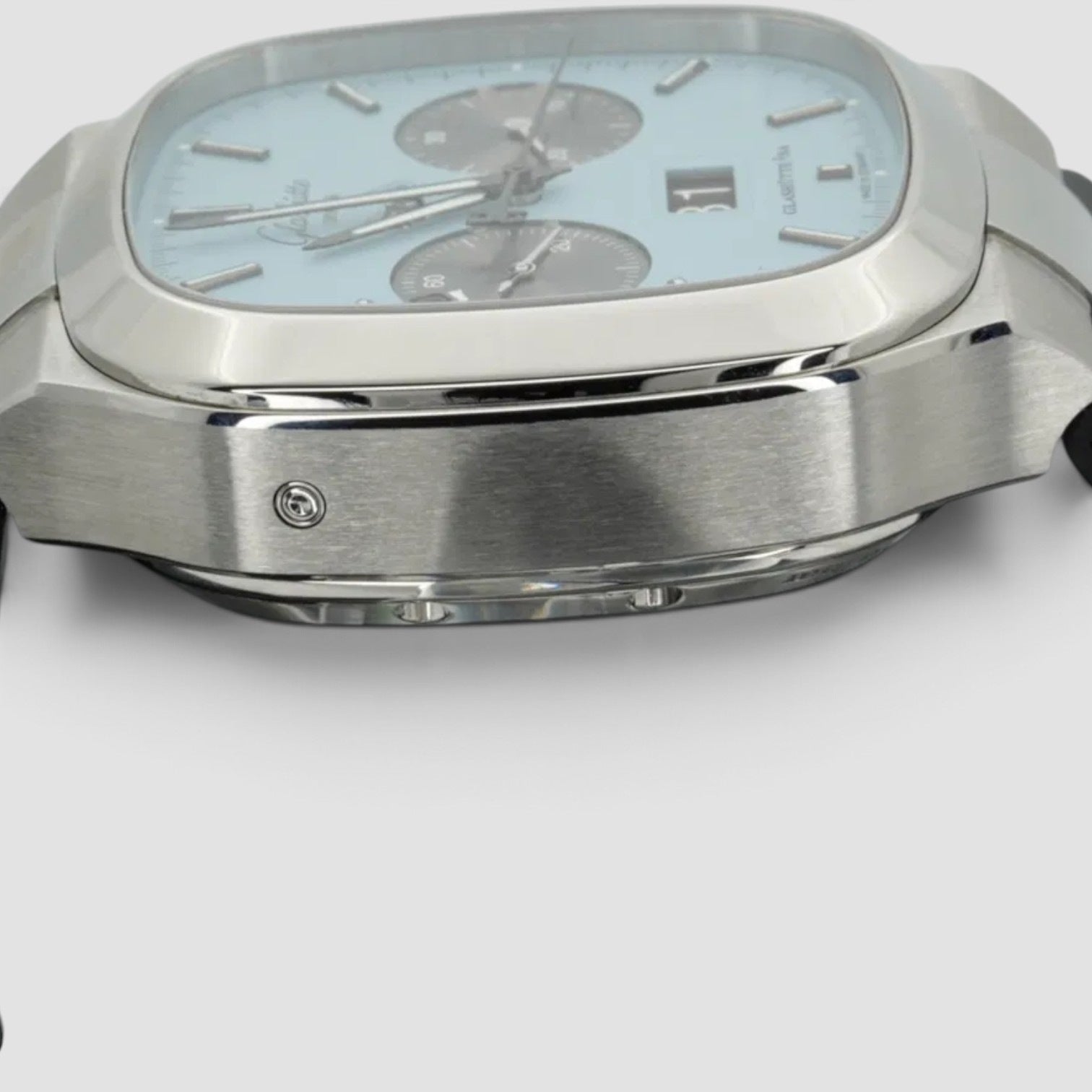 Seventies Chronograph Panorama Date 40mm Steel Blue Dial Limited Edition