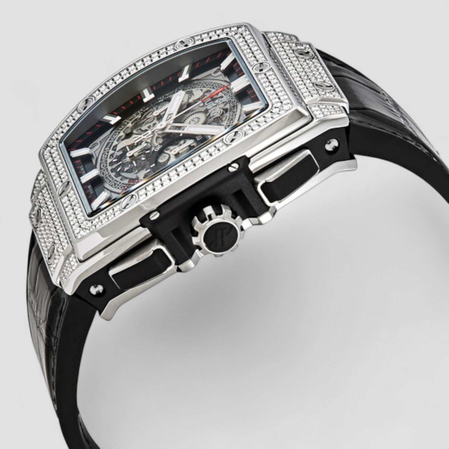 Spirit of Big Bang Chronograph Skeleton Dial Men's Watch