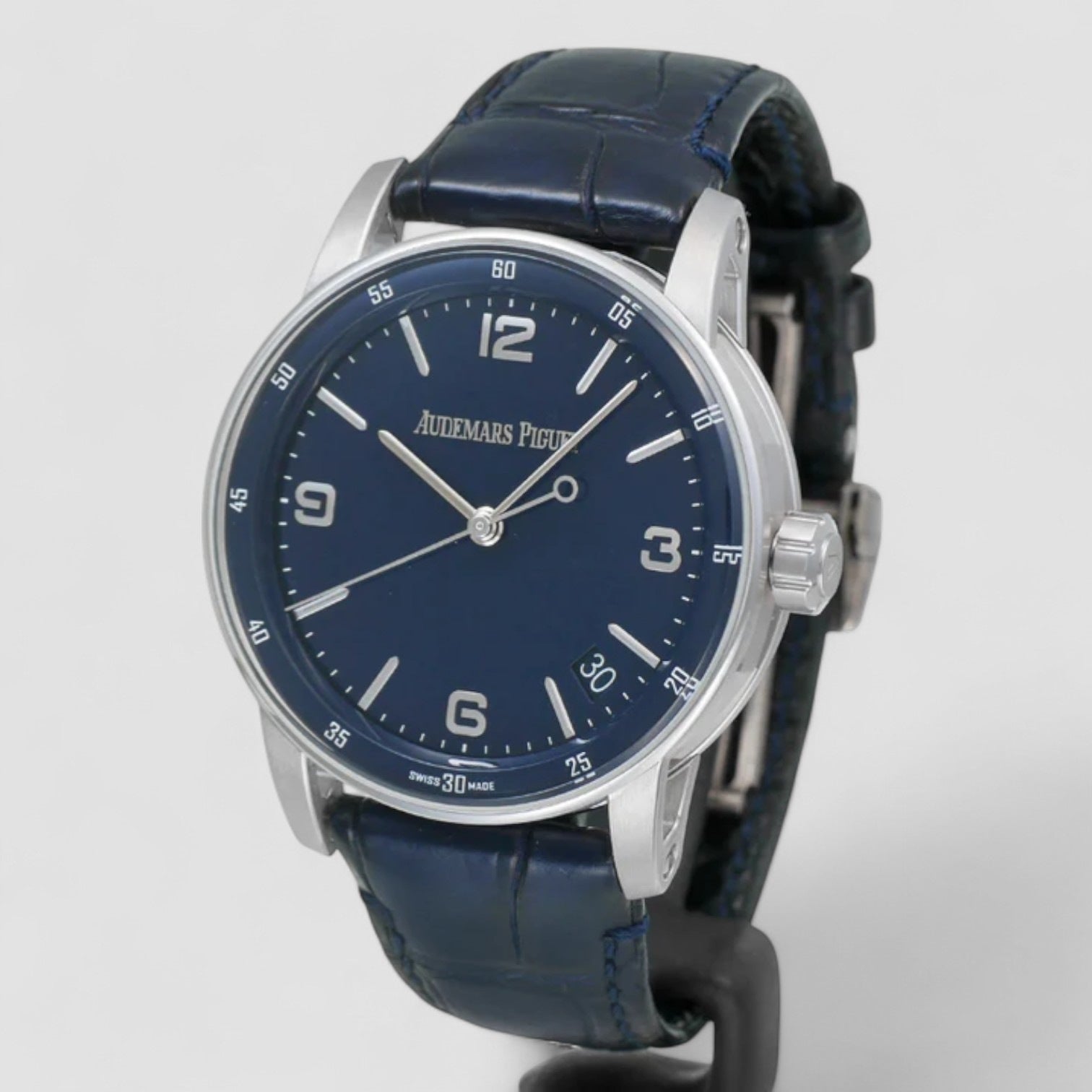 Code 11.59 Automatic 18K White Gold Blue Dial