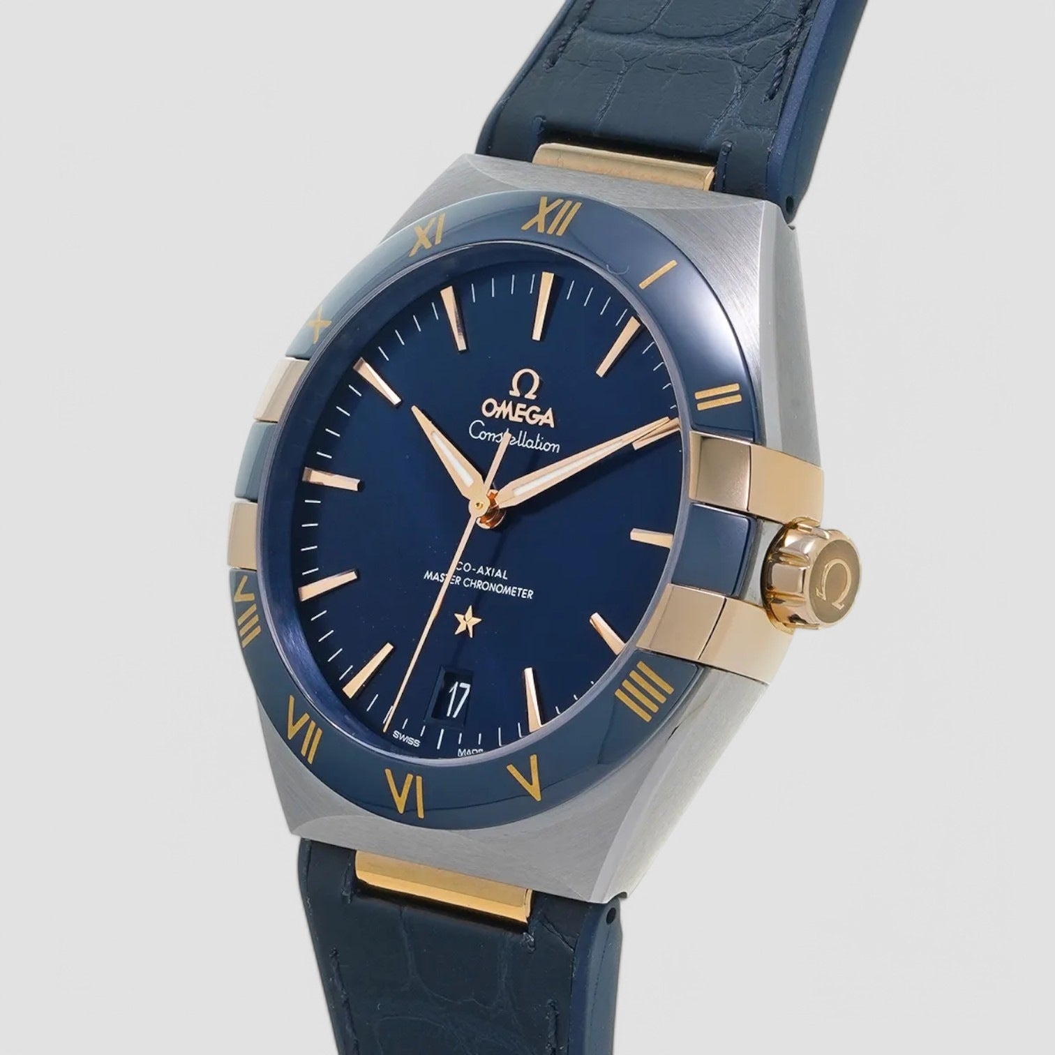 Constellation Automatic Chronometer Blue Dial Men's Watch