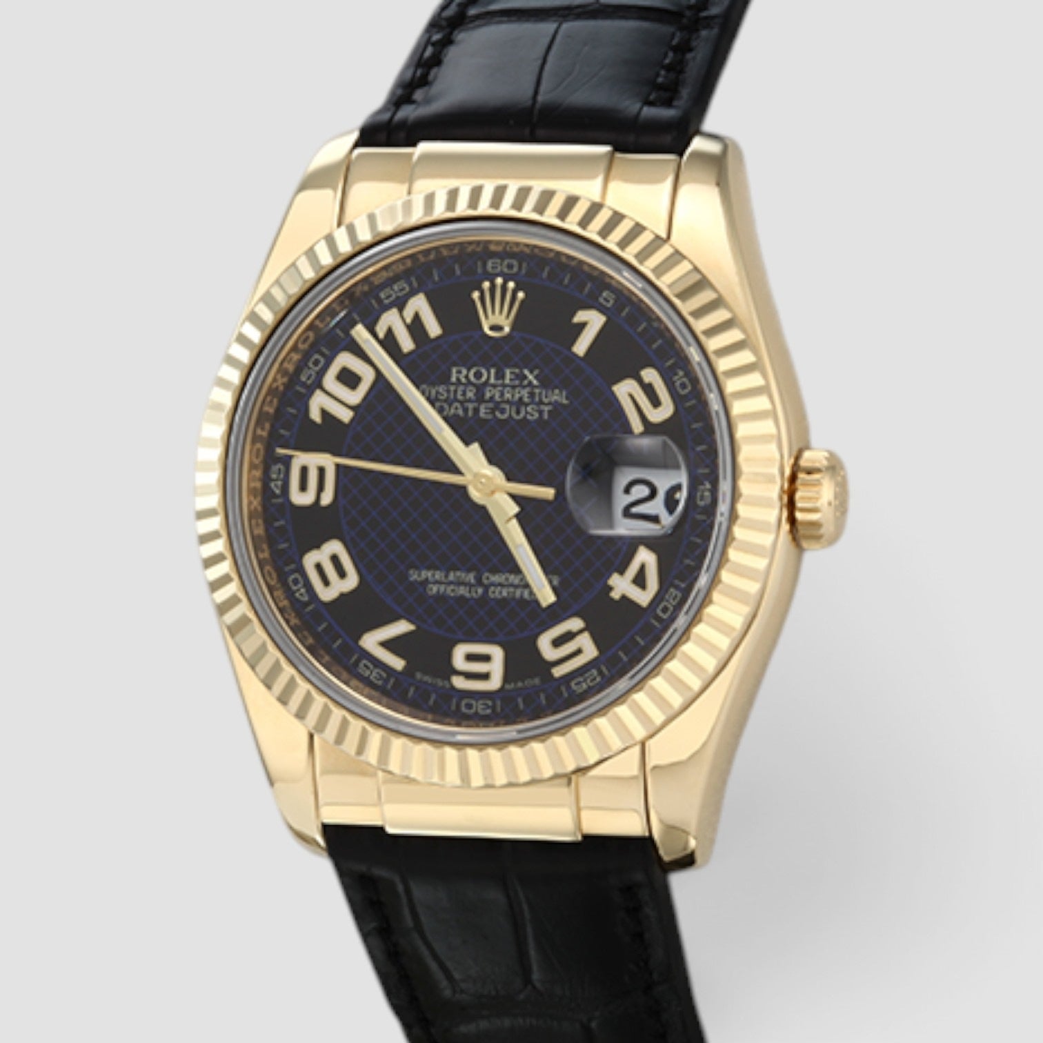 Datejust 36 blue concentric